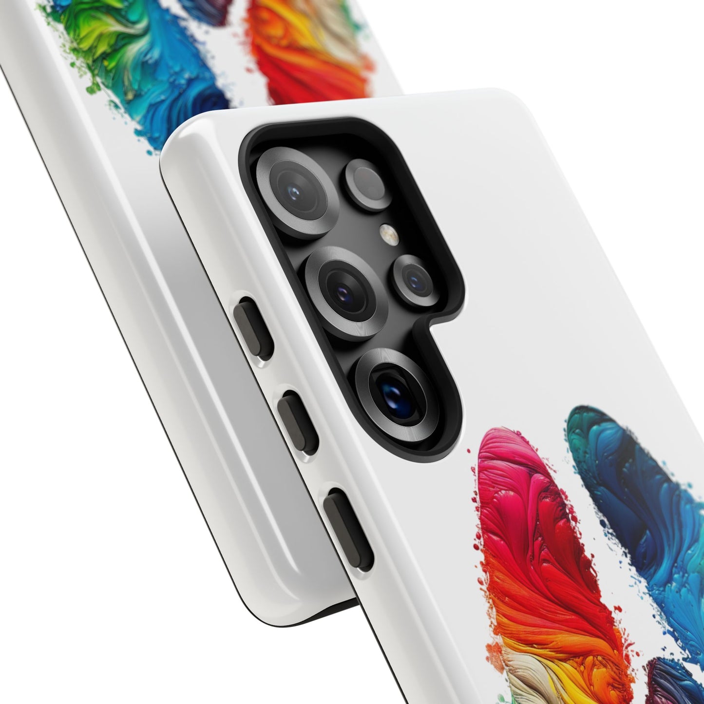 Vibrant Phone Case - Tough Cases with a Colorful Abstract of a cow hoof, Unique Phone Cover, Art Phone Accessories