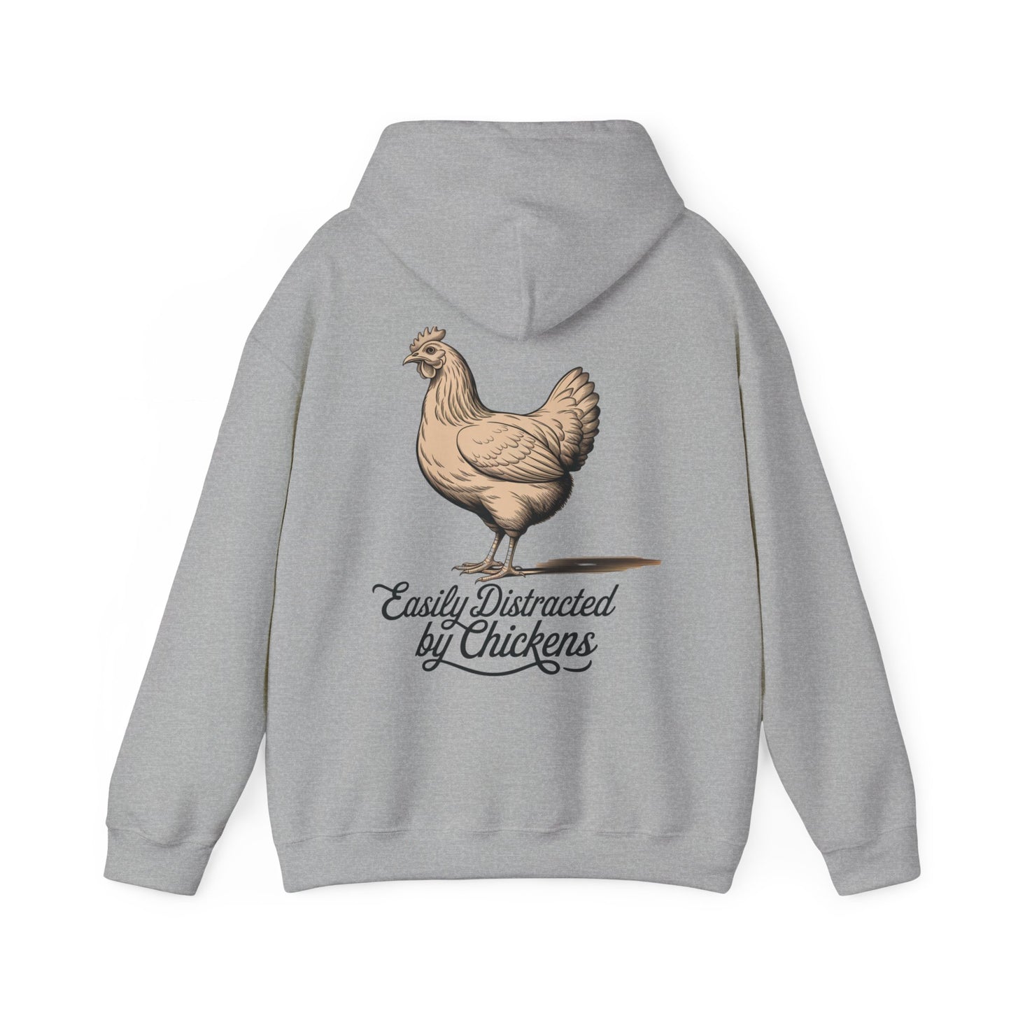Easily Distracted by Chickens Hoodie