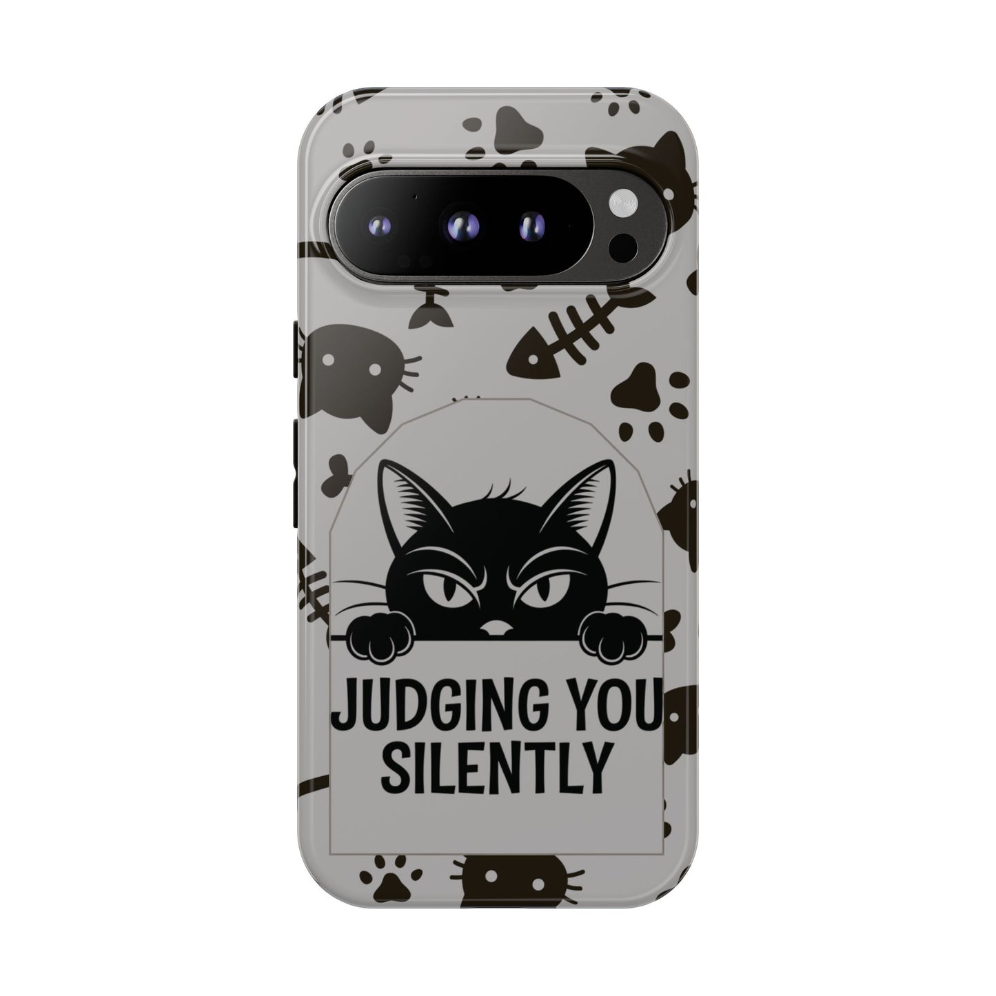 Cat Phone Case - Judging You Silently Design