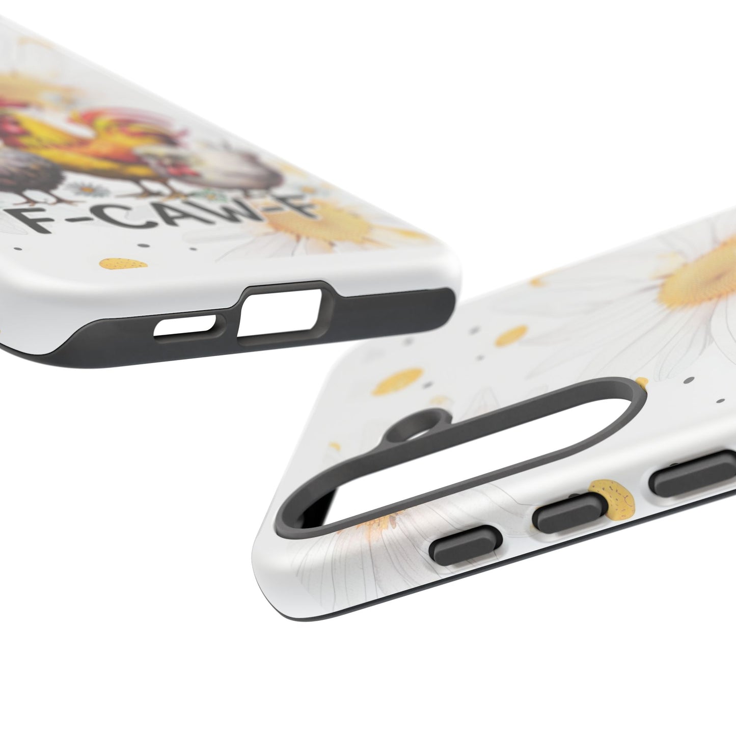 Cute Chicken Phone Case, F-CAW-F Tough Phone Cover, Gift for Chicken Lovers, Farmhouse Decor, Funny Phone Accessory