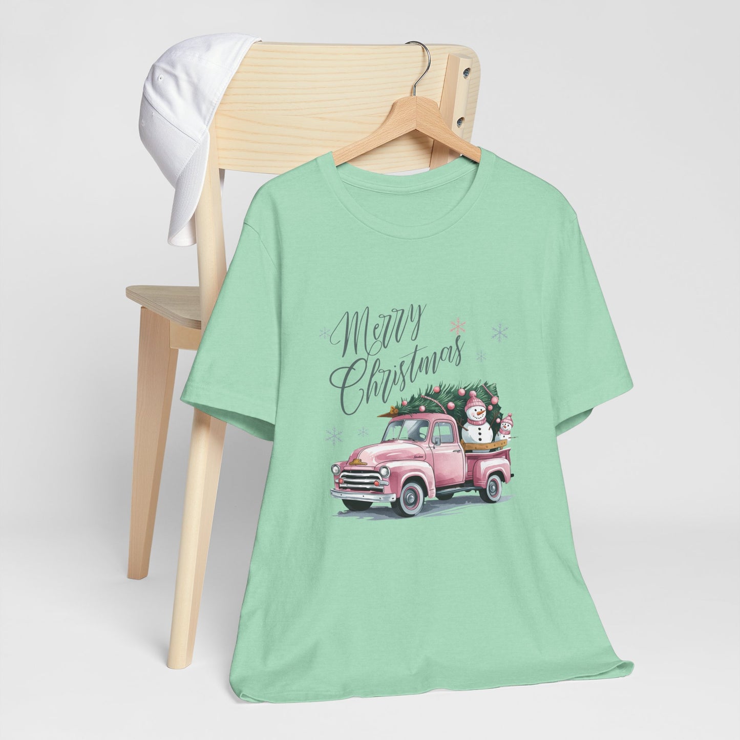 Christmas Old Truck Merry Christmas Tee
