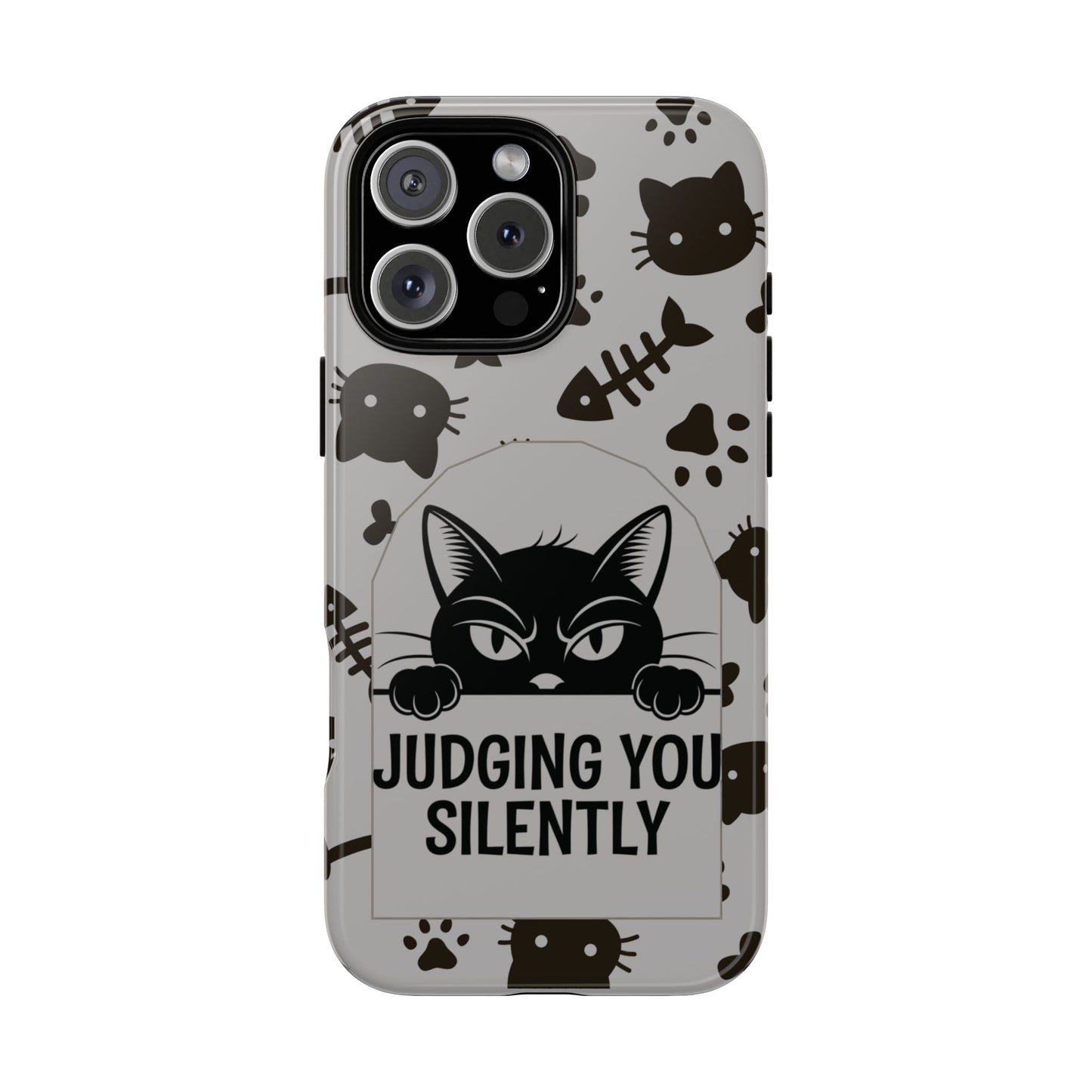 Cat Phone Case - Judging You Silently Design