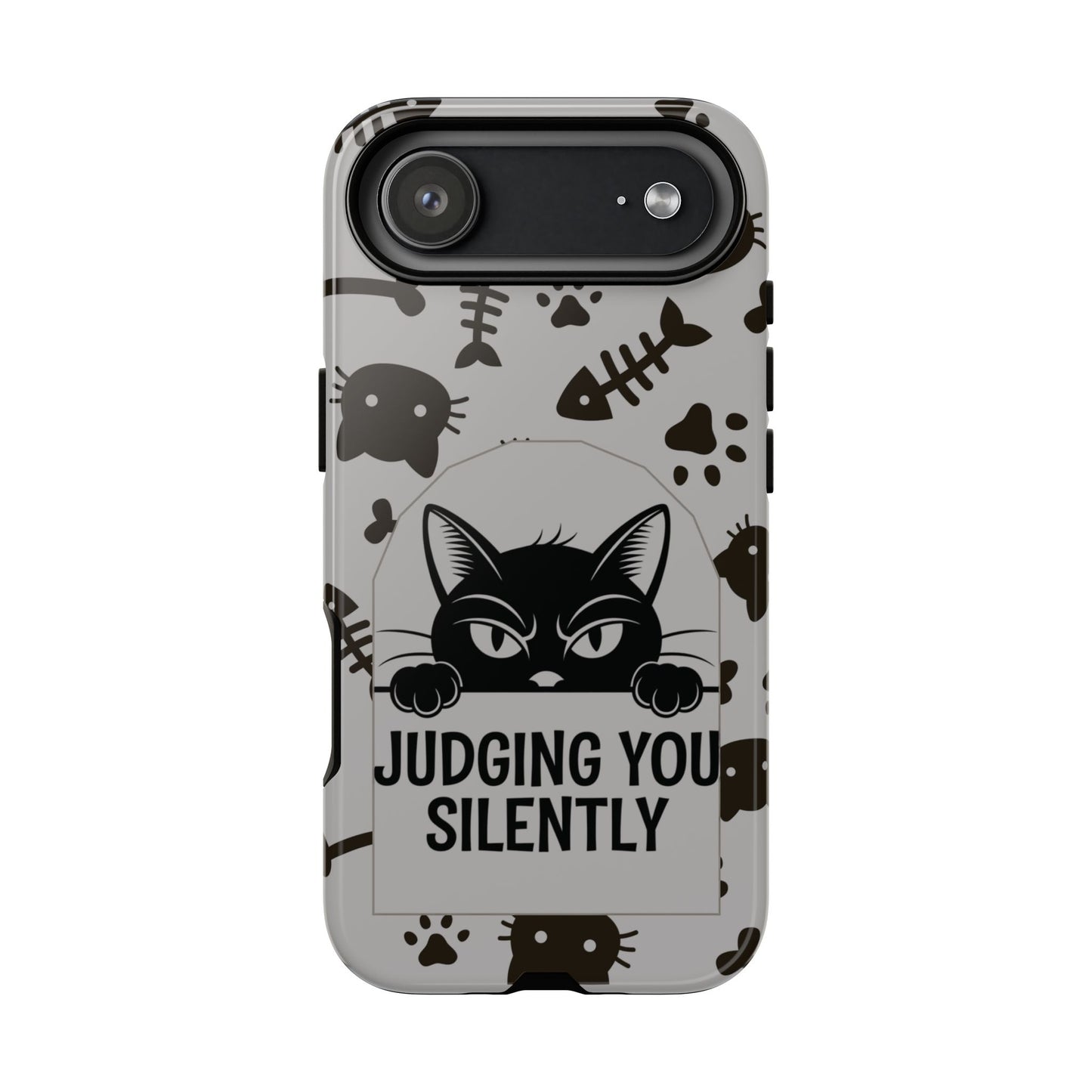 Cat Phone Case - Judging You Silently Design