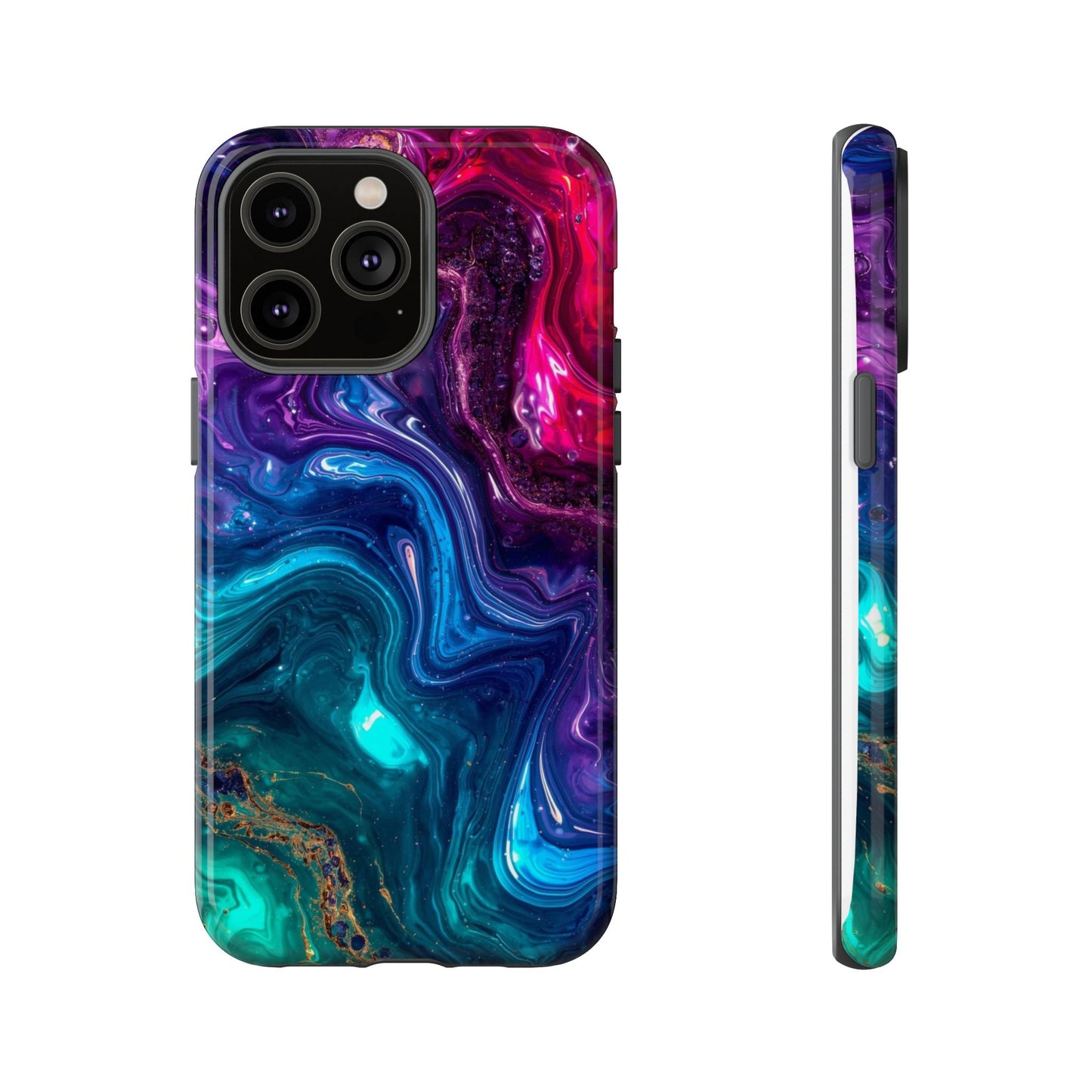Vibrant Phone Case, Tough Cases for Protection, Colorful Cell Phone Cover, Unique Phone Accessory, Stylish Gifts for Her