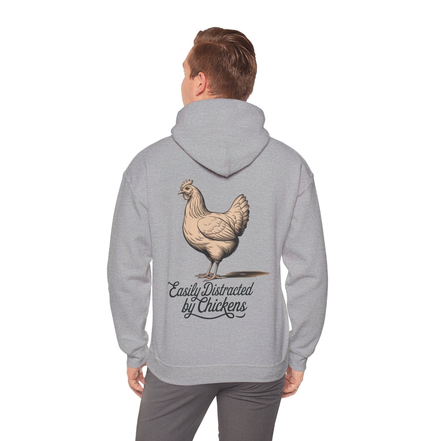 Easily Distracted by Chickens Hoodie
