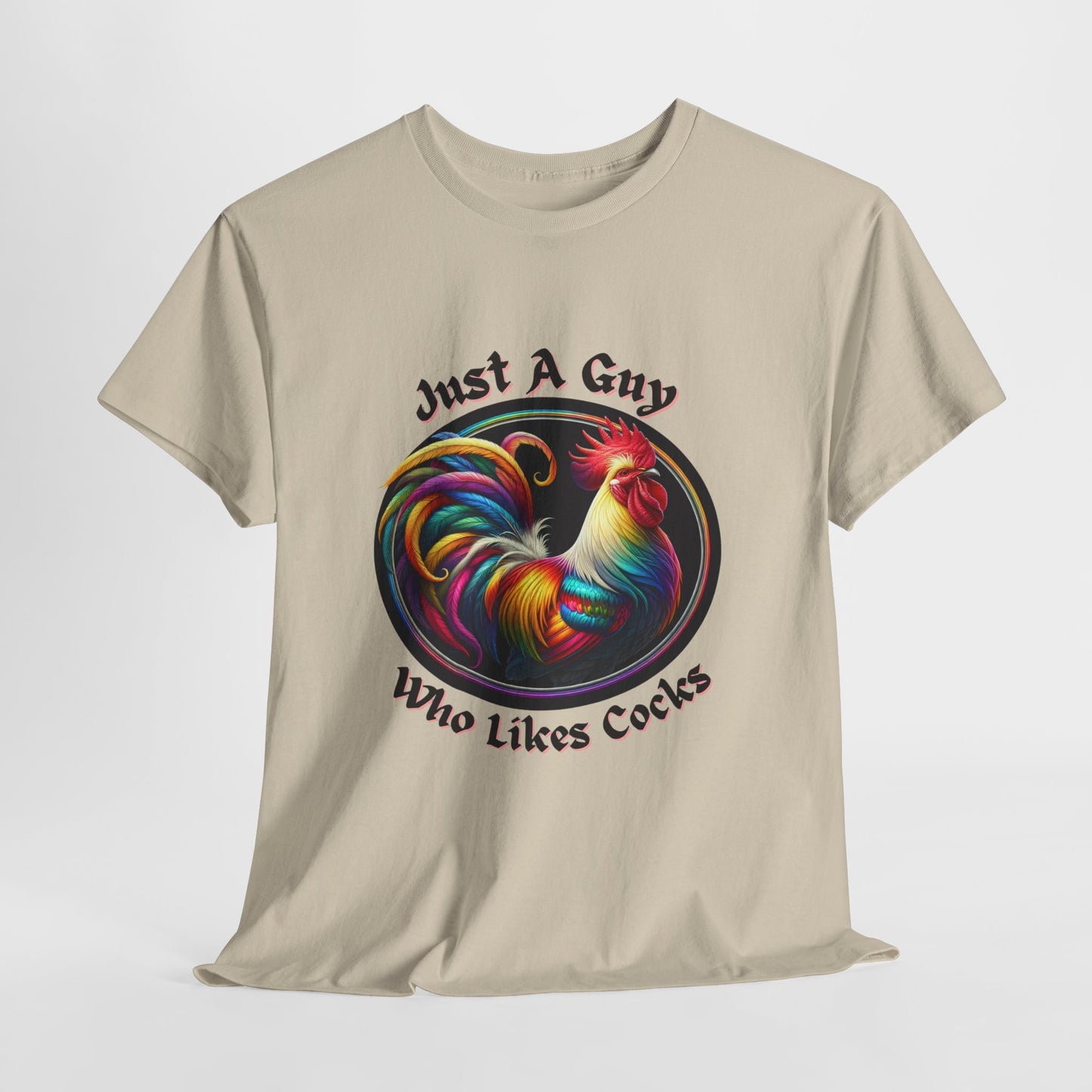 Colorful Rooster Graphic Tee for Fun Lovers, Quirky Gift, Casual Wear, Party Shirt, Farm Life Enthusiasts