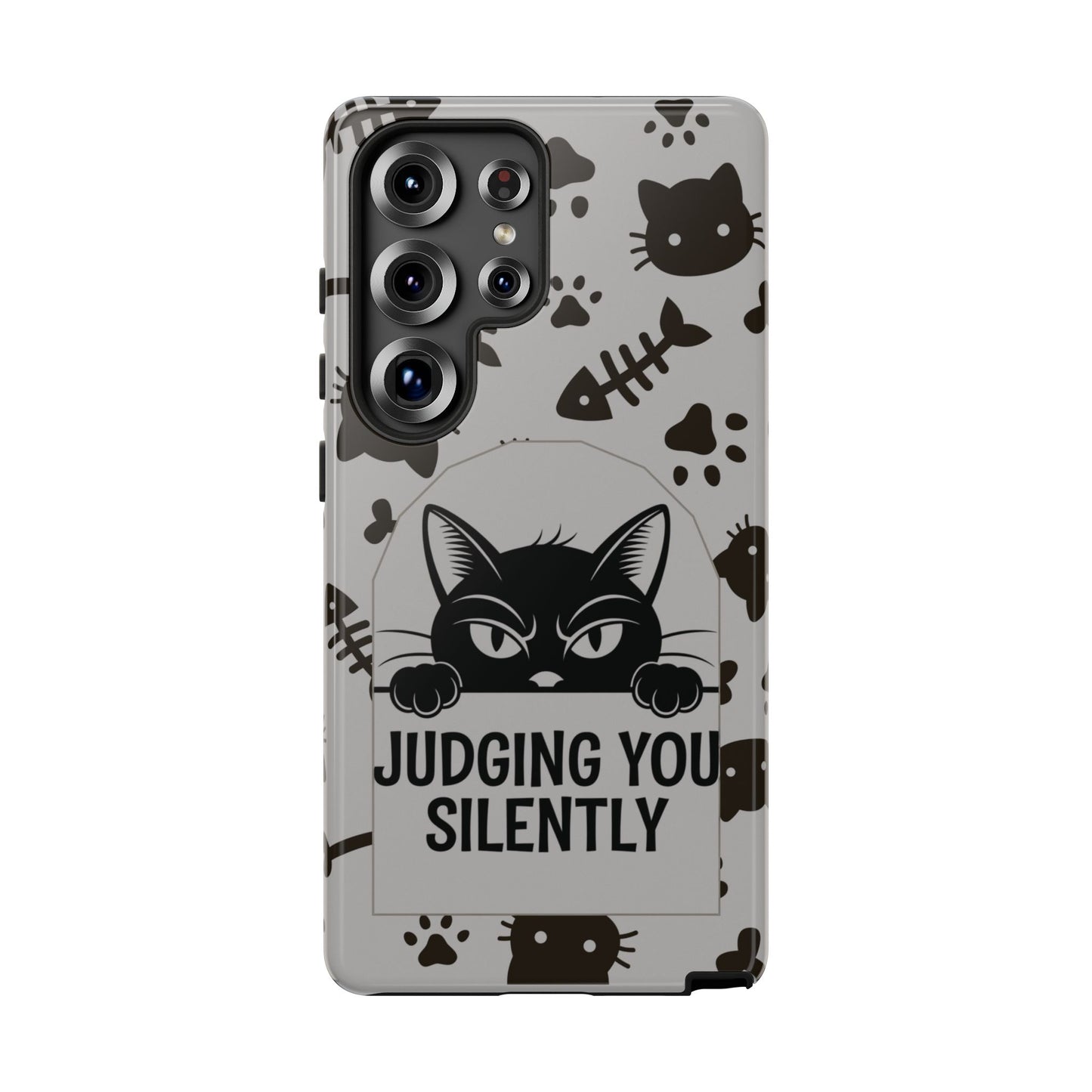 Cat Phone Case - Judging You Silently Design