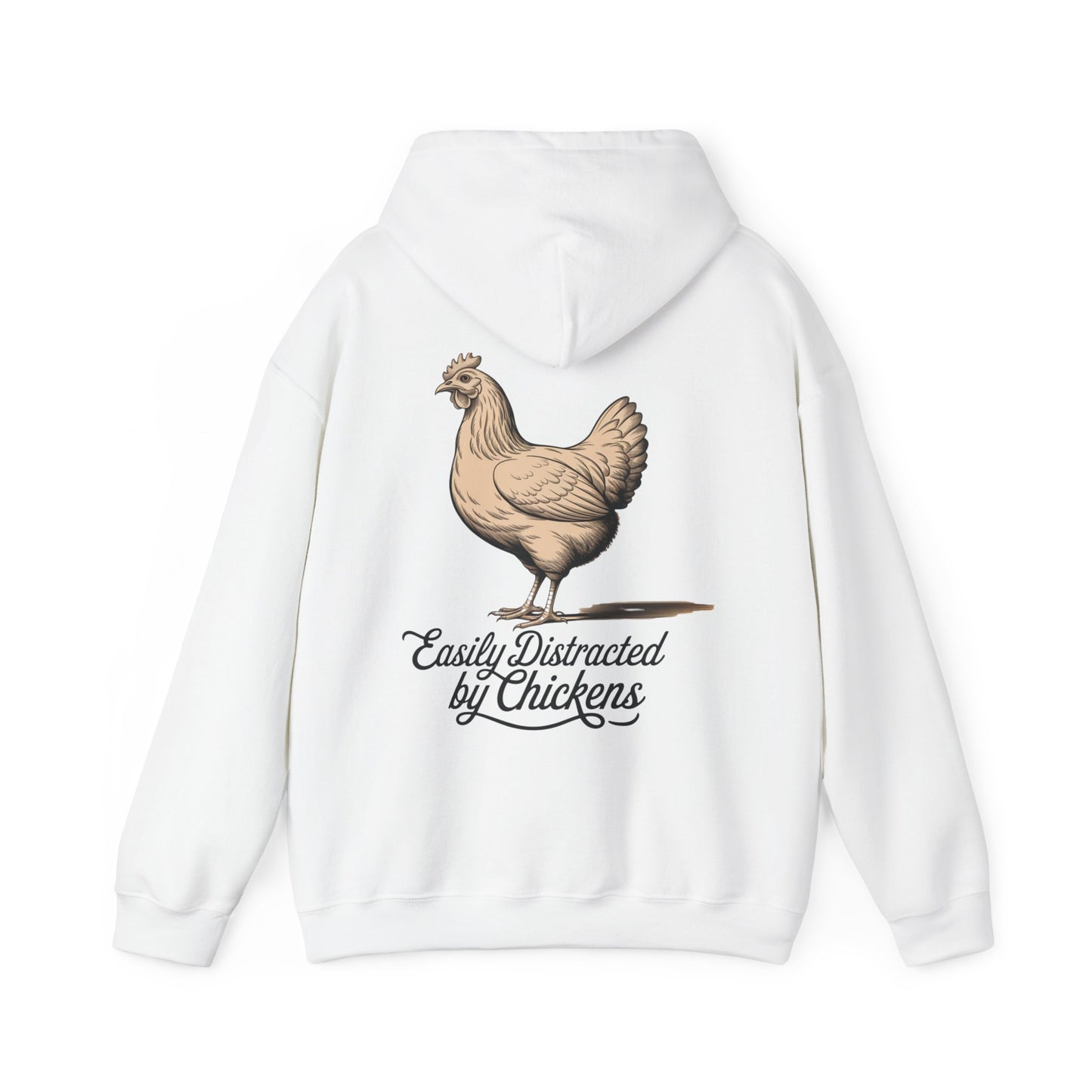 Easily Distracted by Chickens Hoodie
