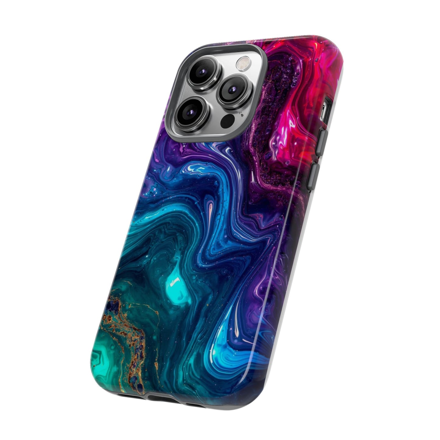 Vibrant Phone Case, Tough Cases for Protection, Colorful Cell Phone Cover, Unique Phone Accessory, Stylish Gifts for Her