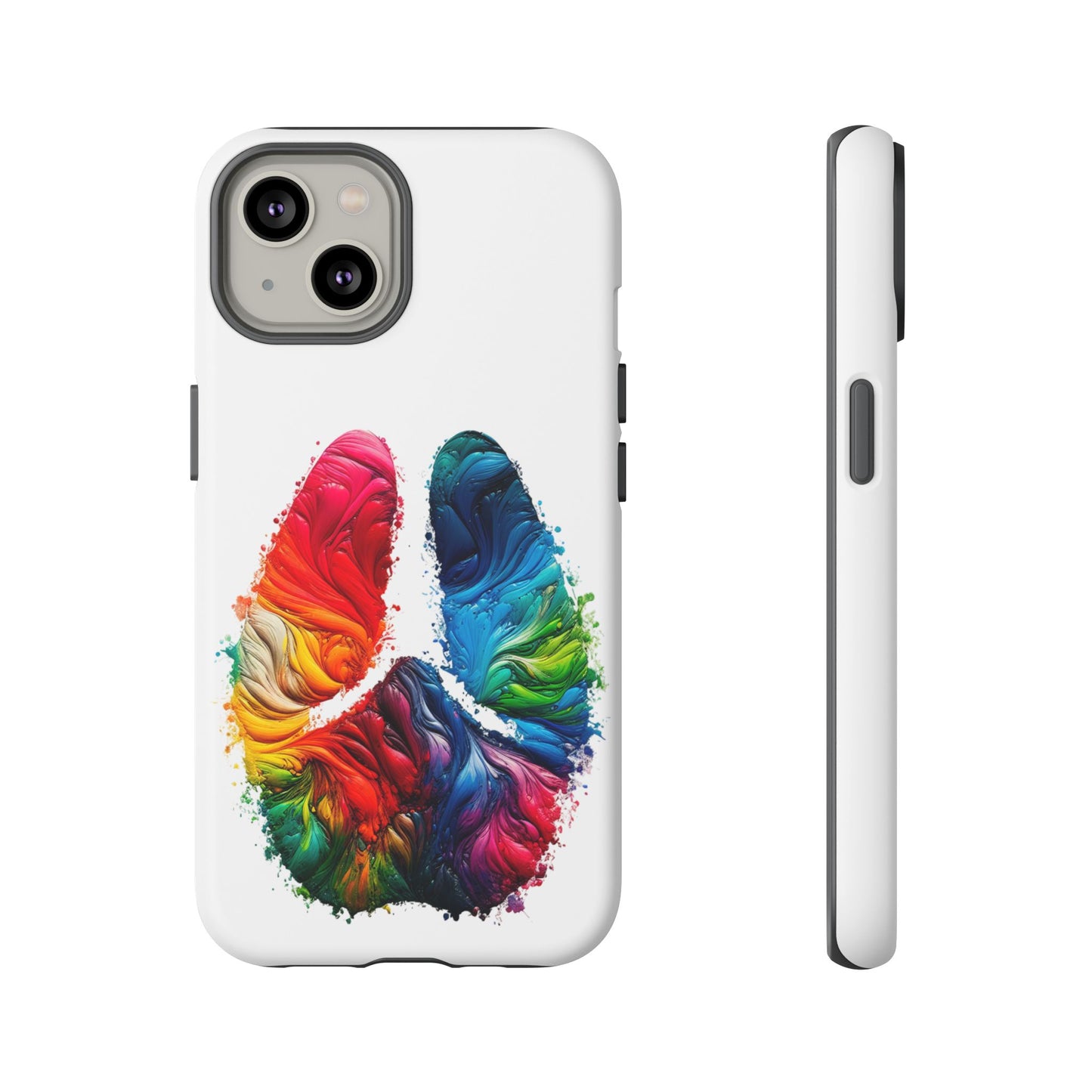 Vibrant Phone Case - Tough Cases with a Colorful Abstract of a cow hoof, Unique Phone Cover, Art Phone Accessories