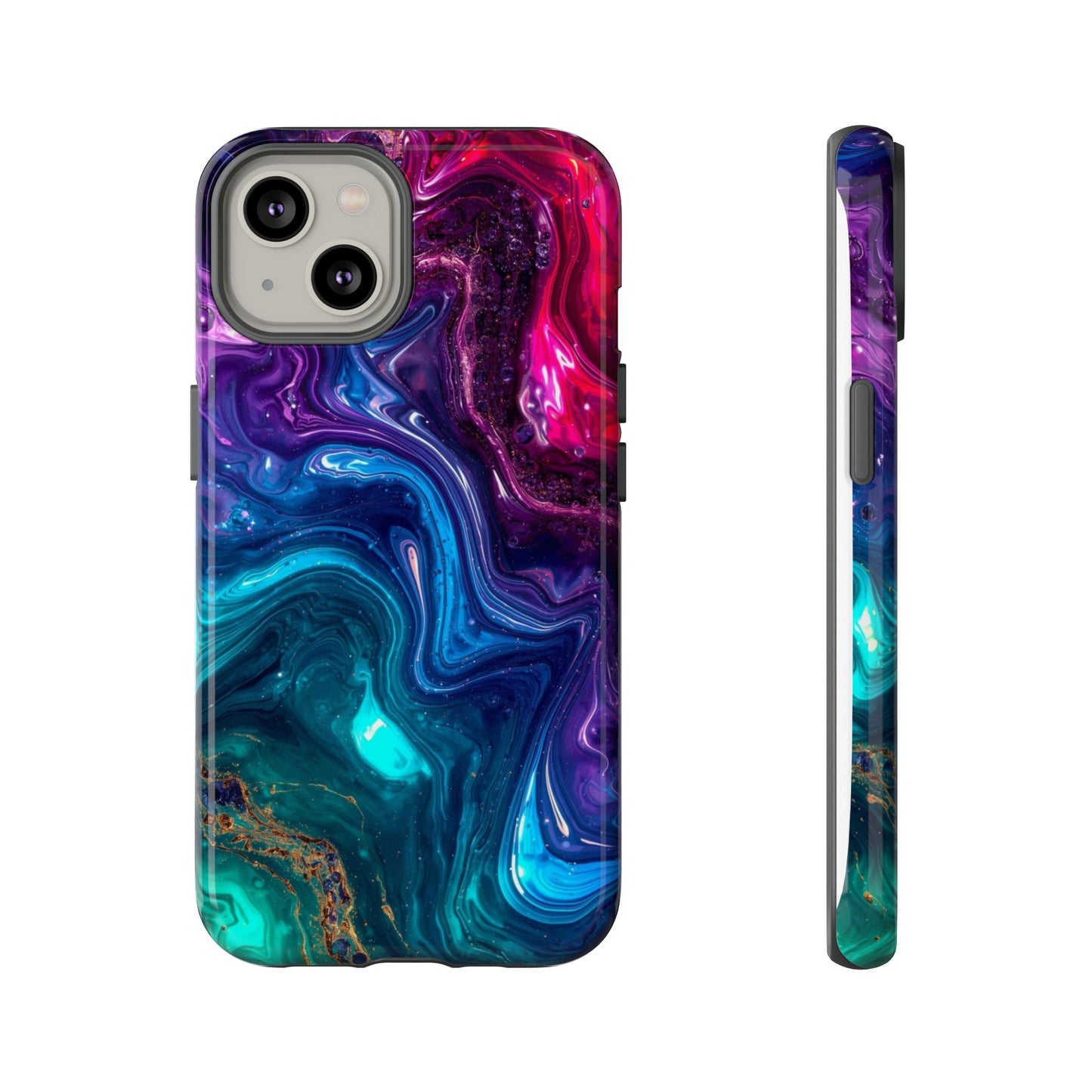 Vibrant Phone Case, Tough Cases for Protection, Colorful Cell Phone Cover, Unique Phone Accessory, Stylish Gifts for Her