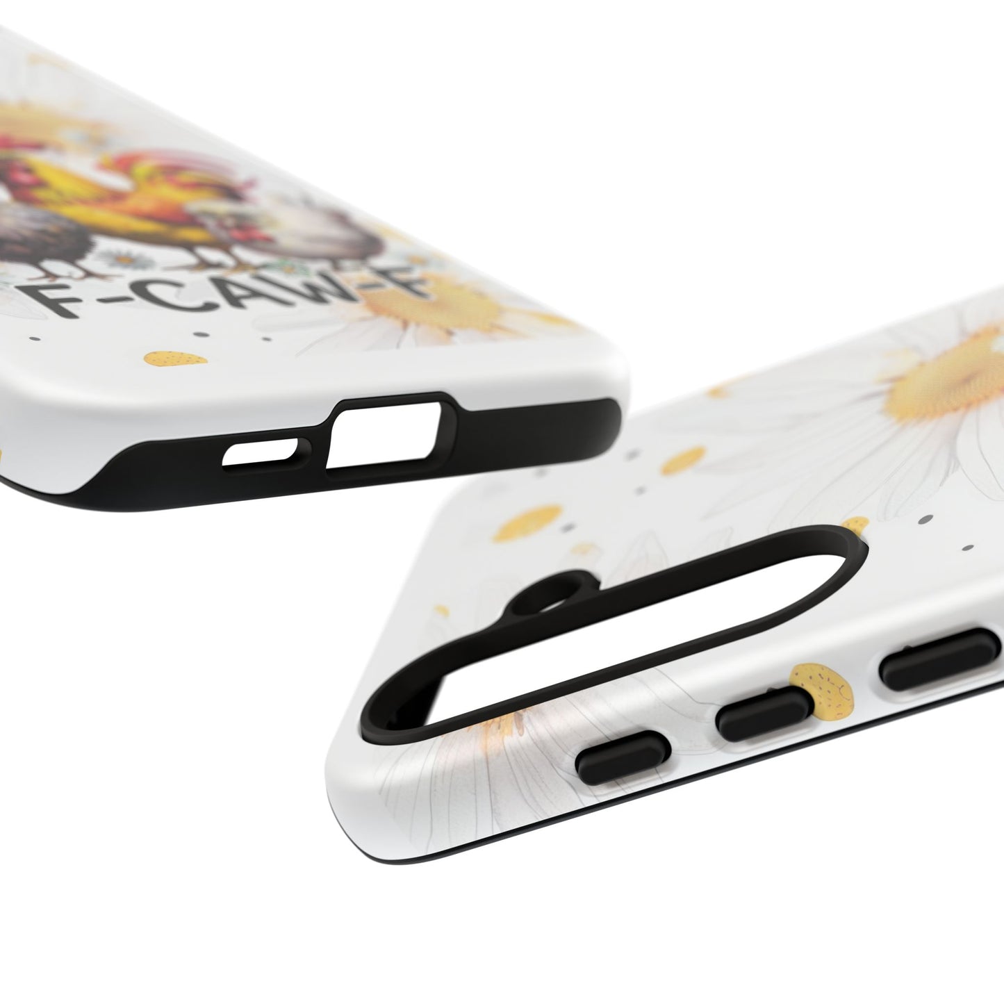 Cute Chicken Phone Case, F-CAW-F Tough Phone Cover, Gift for Chicken Lovers, Farmhouse Decor, Funny Phone Accessory