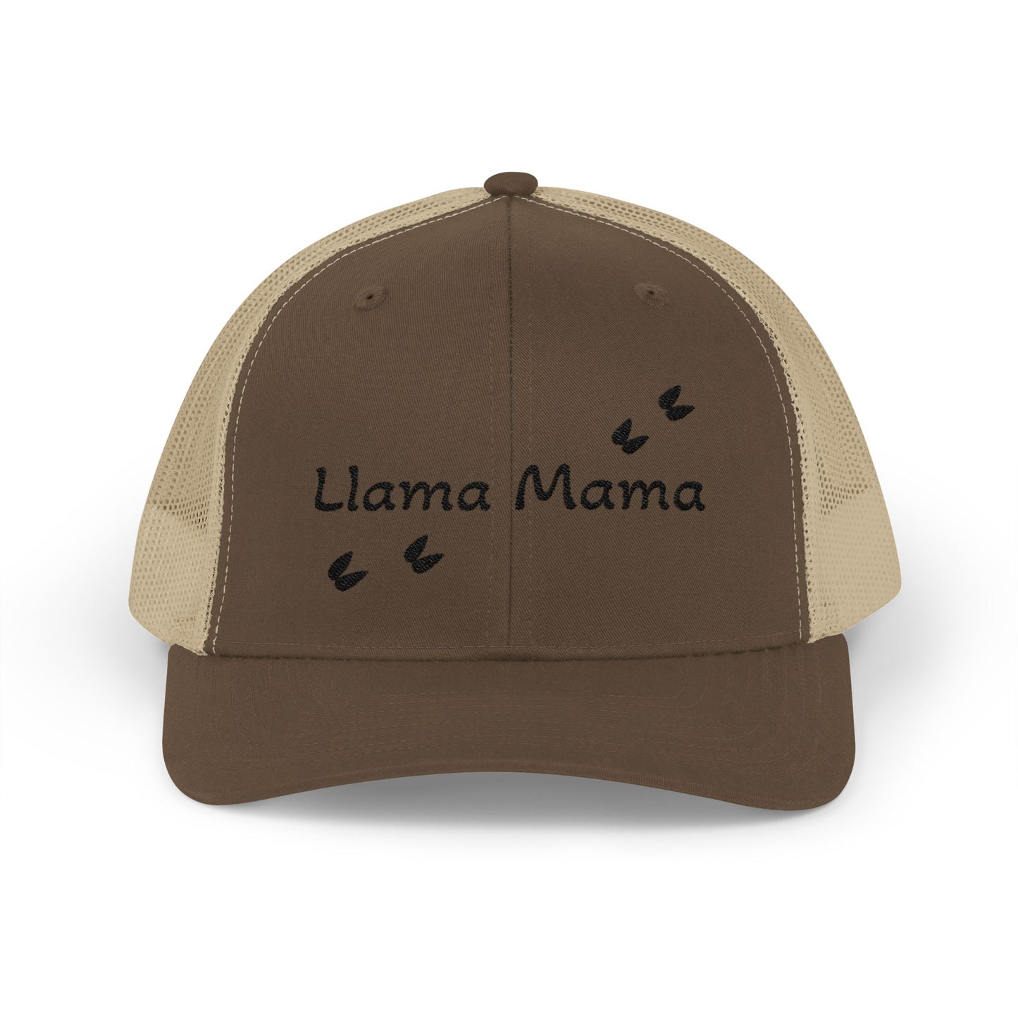 Llama Mama Snapback Trucker Cap, Funny Gift for Moms, Casual Everyday Wear, Adjustable Hat, Outdoor Adventures