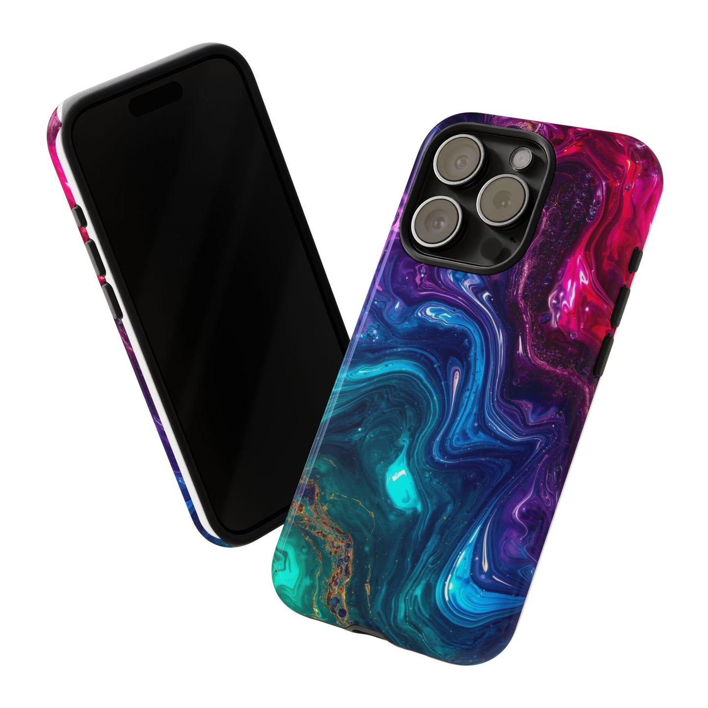 Vibrant Phone Case, Tough Cases for Protection, Colorful Cell Phone Cover, Unique Phone Accessory, Stylish Gifts for Her