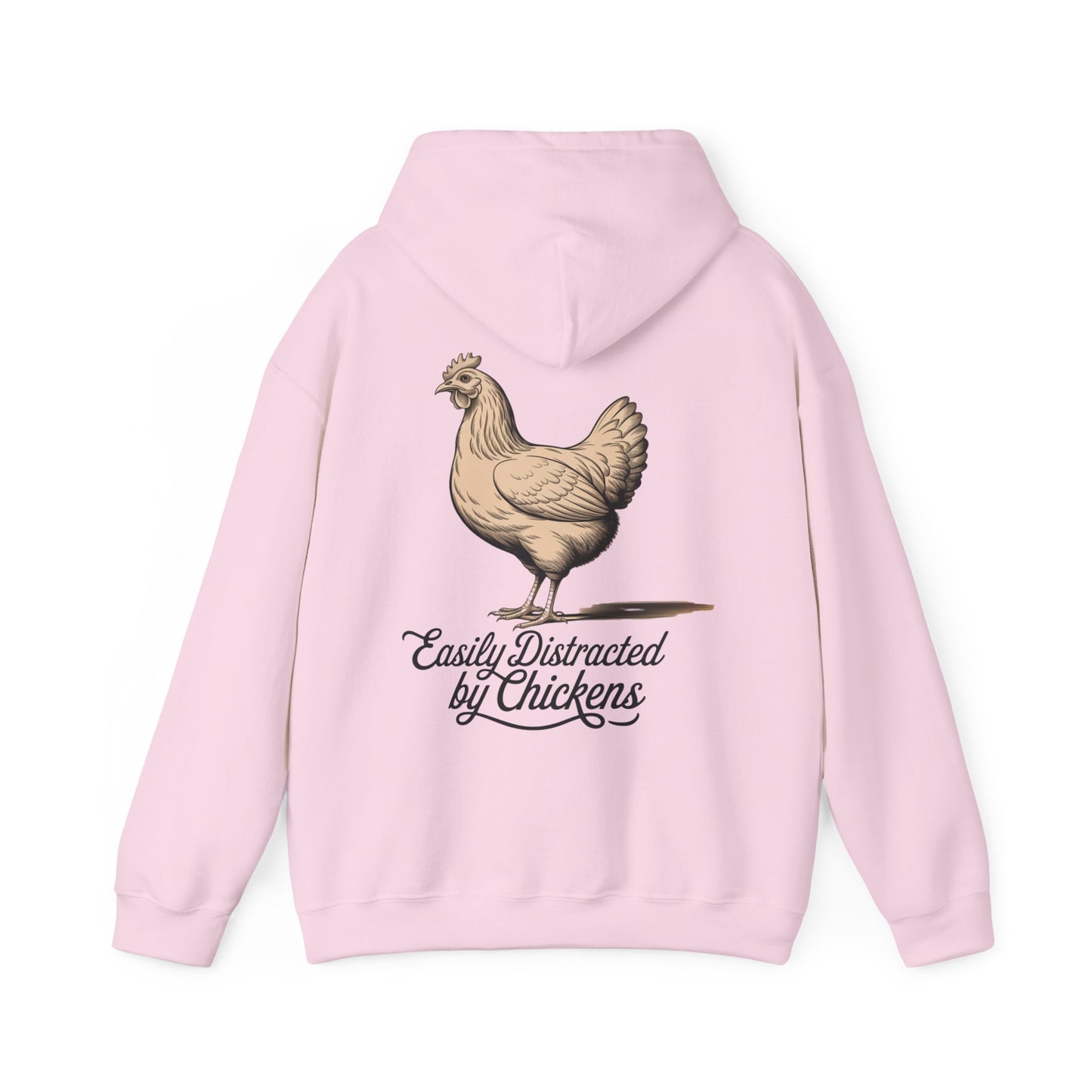 Easily Distracted by Chickens Hoodie