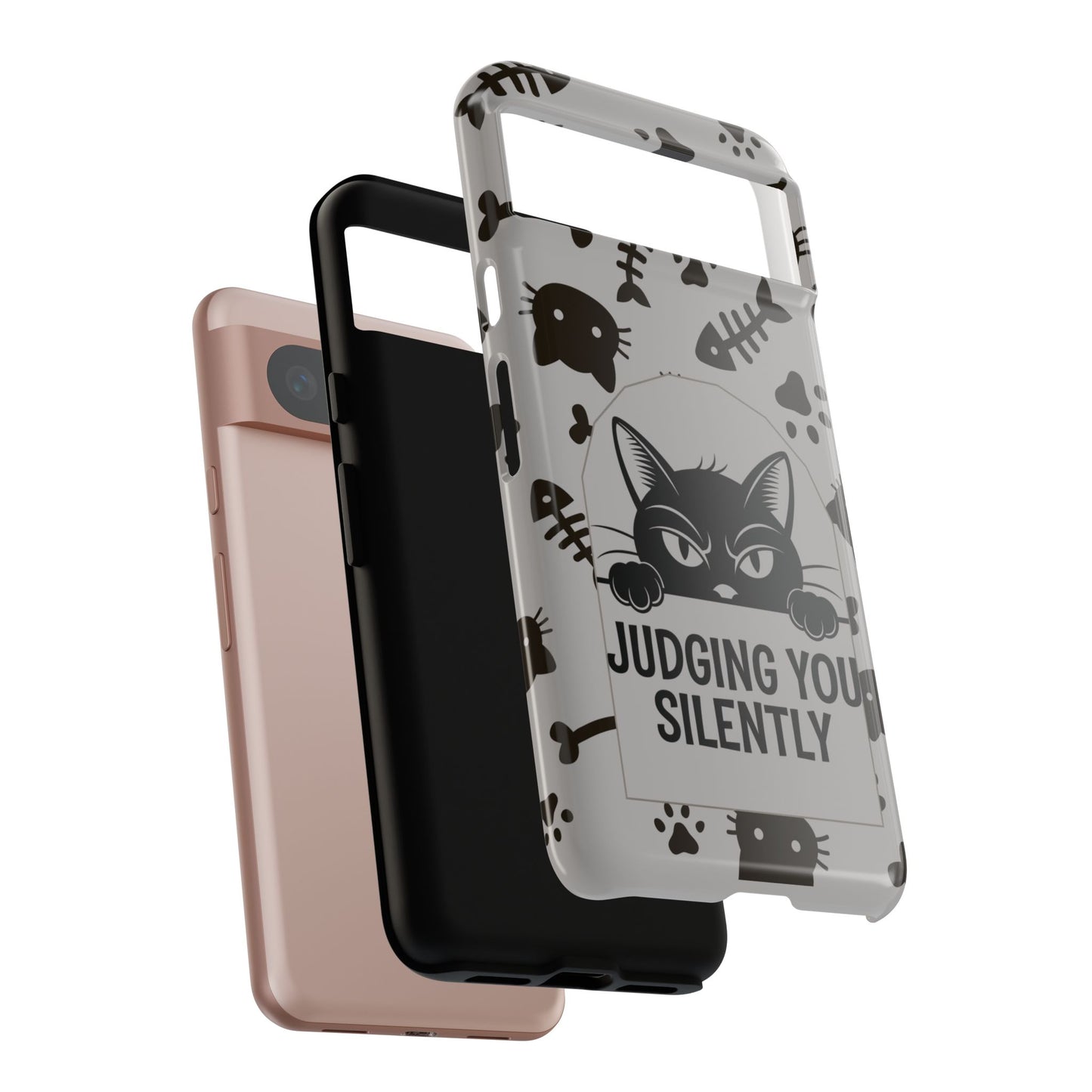 Cat Phone Case - Judging You Silently Design