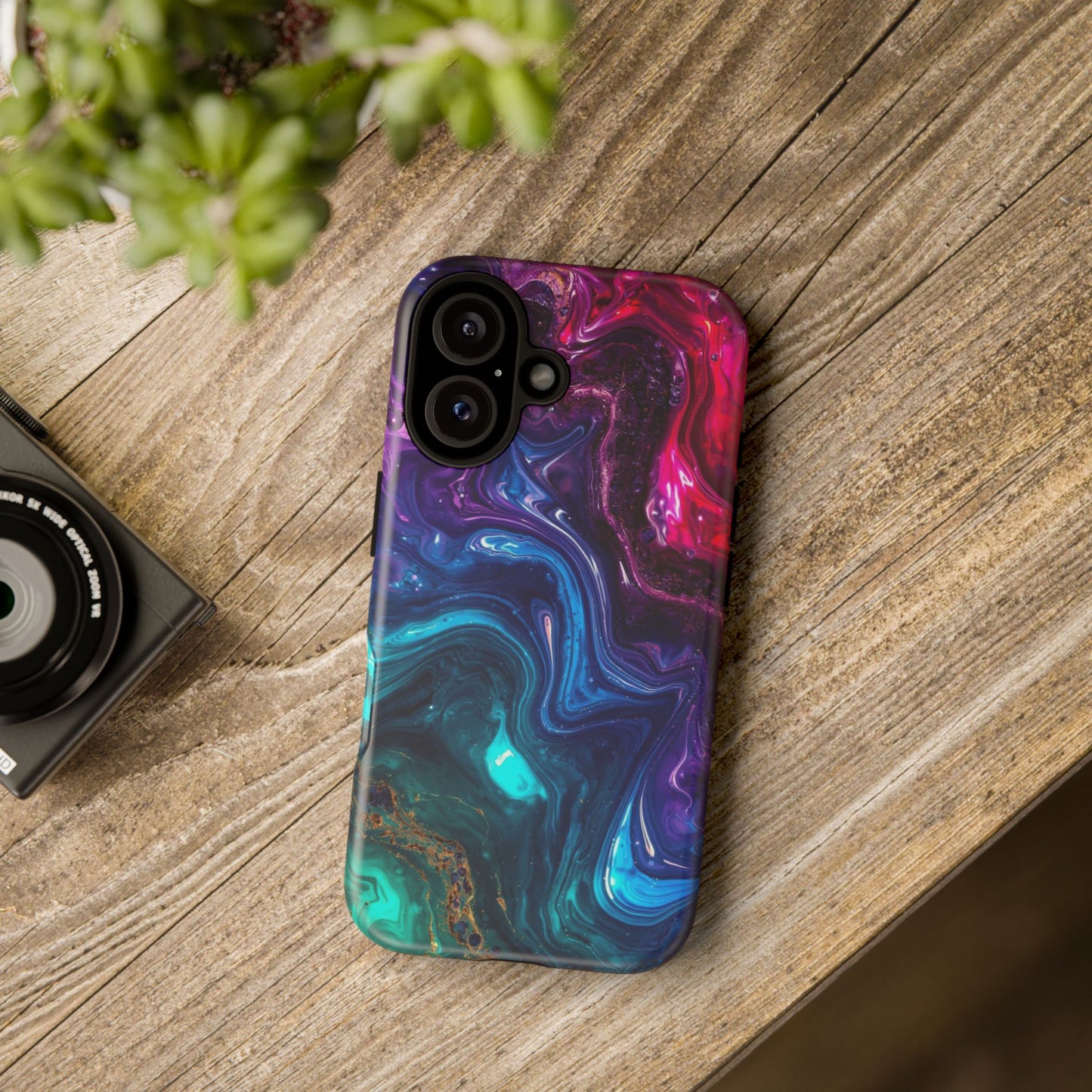 Vibrant Phone Case, Tough Cases for Protection, Colorful Cell Phone Cover, Unique Phone Accessory, Stylish Gifts for Her