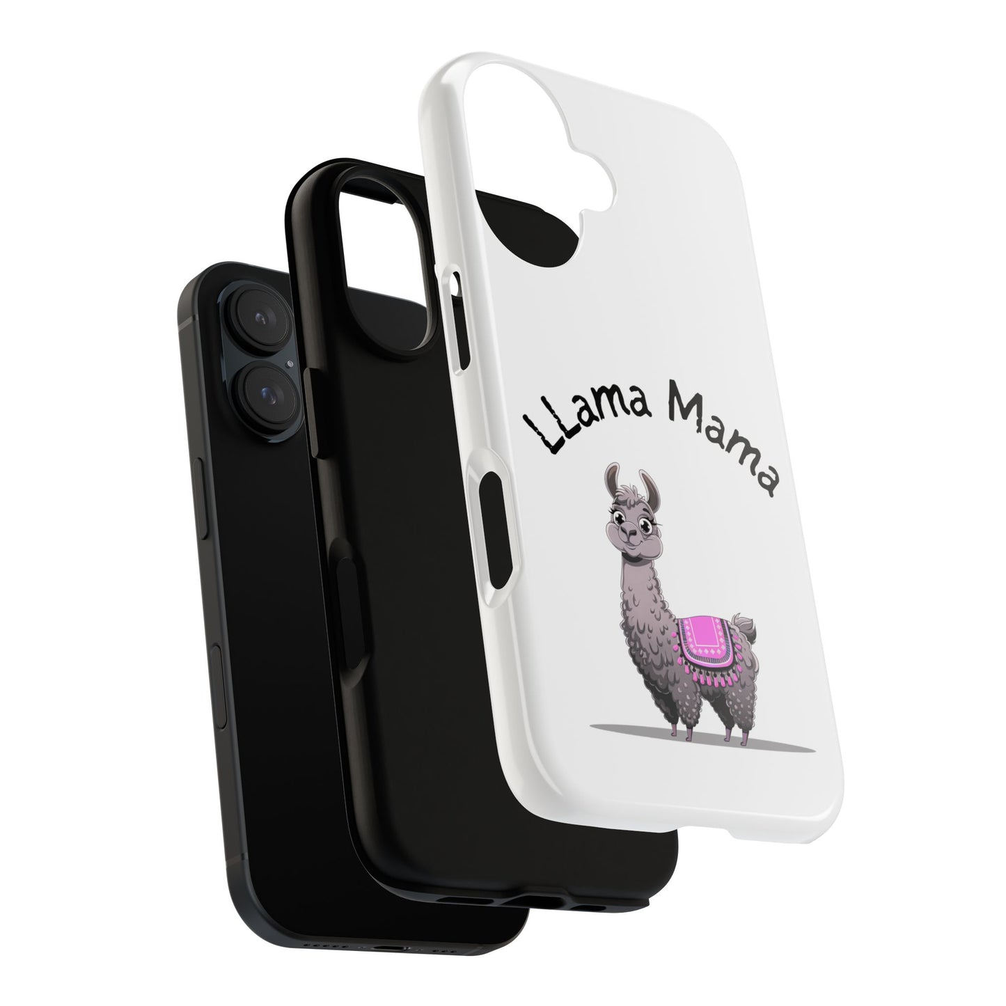 Llama Mama, Tough Phone Cover, Gift for Llama Lovers, Farmhouse Decor, Funny Phone Accessory
