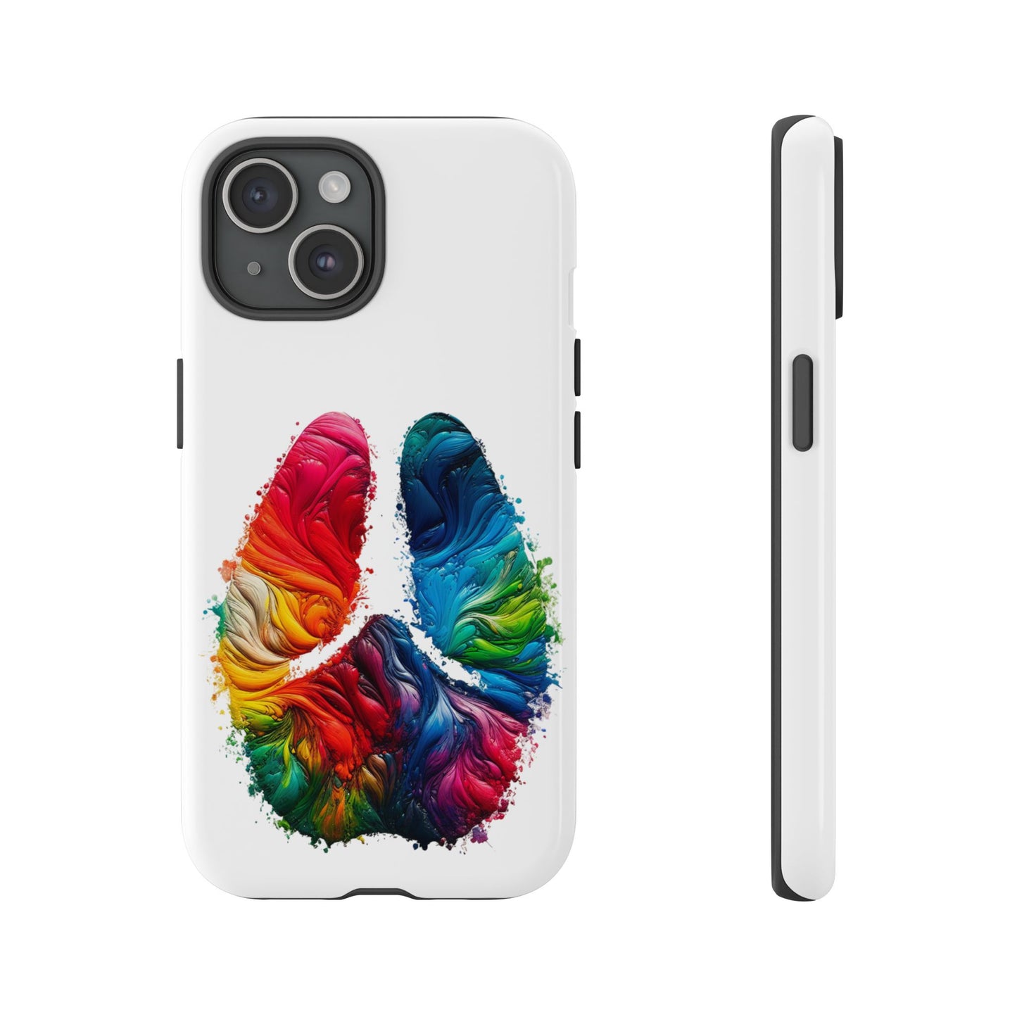 Vibrant Phone Case - Tough Cases with a Colorful Abstract of a cow hoof, Unique Phone Cover, Art Phone Accessories