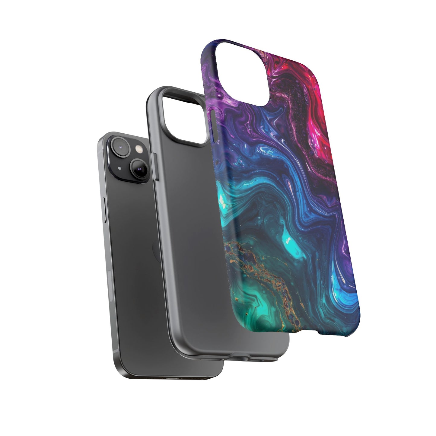 Vibrant Phone Case, Tough Cases for Protection, Colorful Cell Phone Cover, Unique Phone Accessory, Stylish Gifts for Her