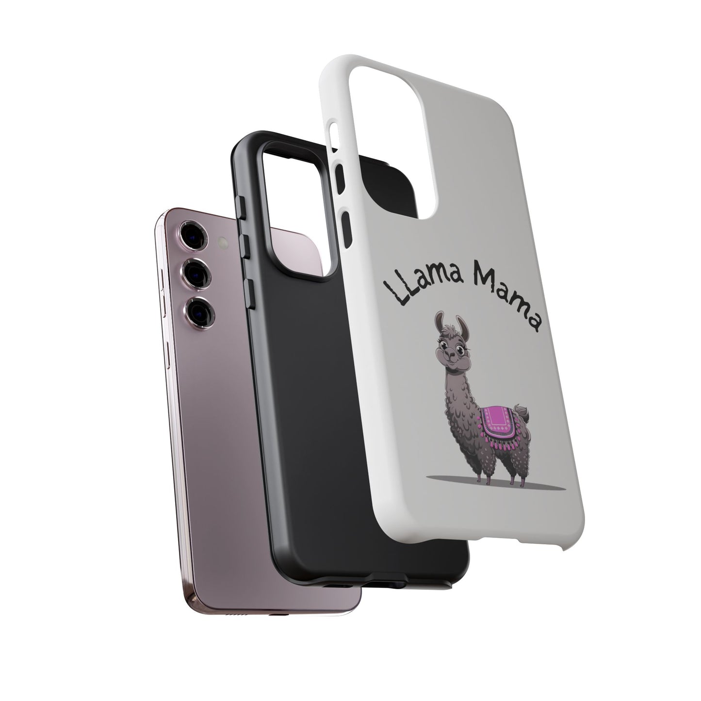Llama Mama, Tough Phone Cover, Gift for Llama Lovers, Farmhouse Decor, Funny Phone Accessory
