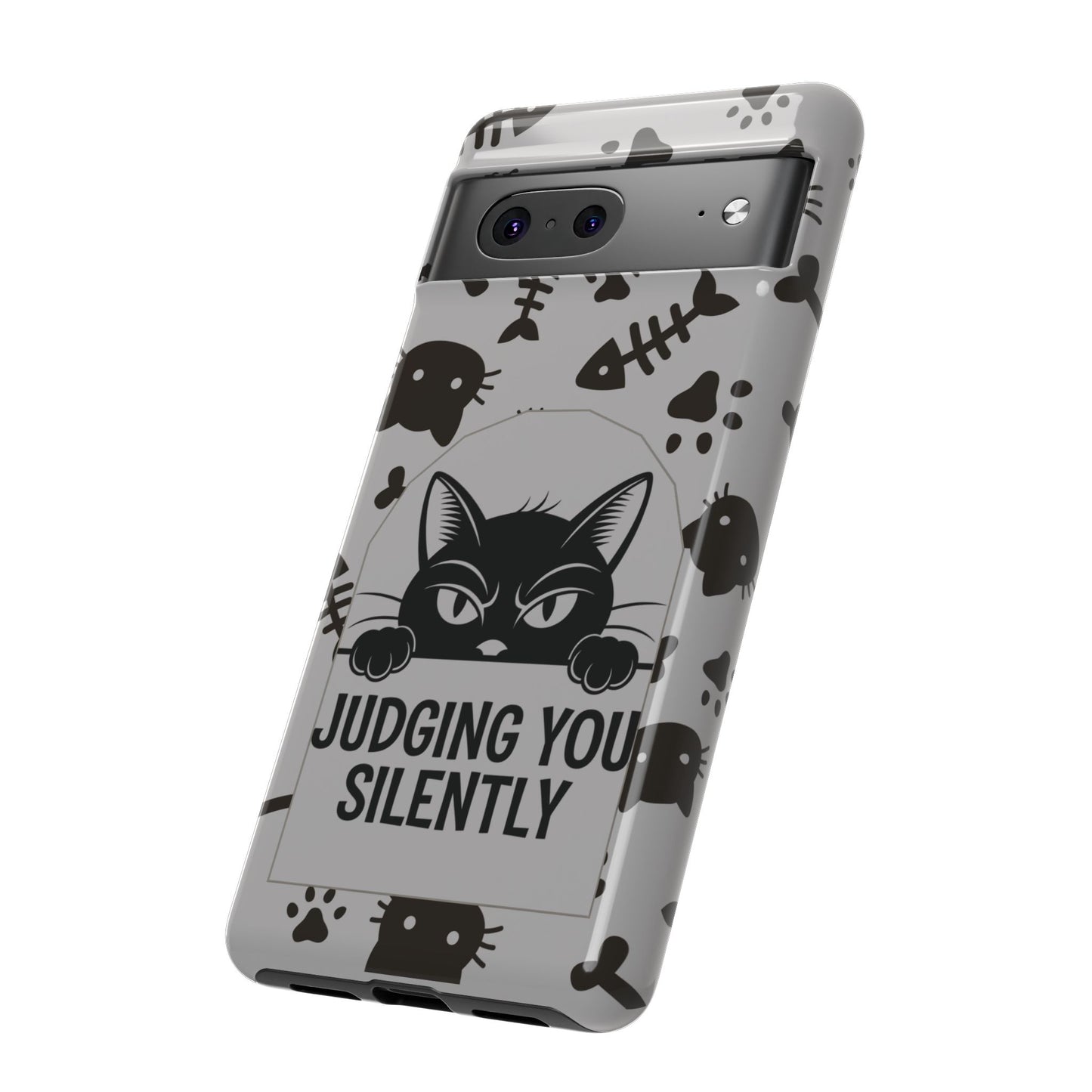 Cat Phone Case - Judging You Silently Design