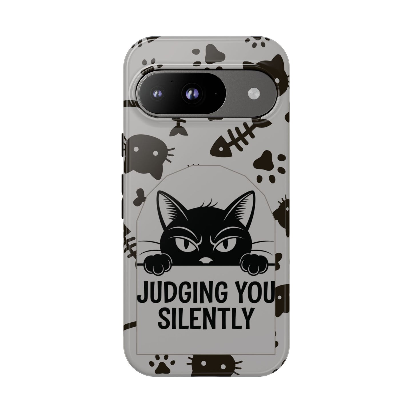 Cat Phone Case - Judging You Silently Design
