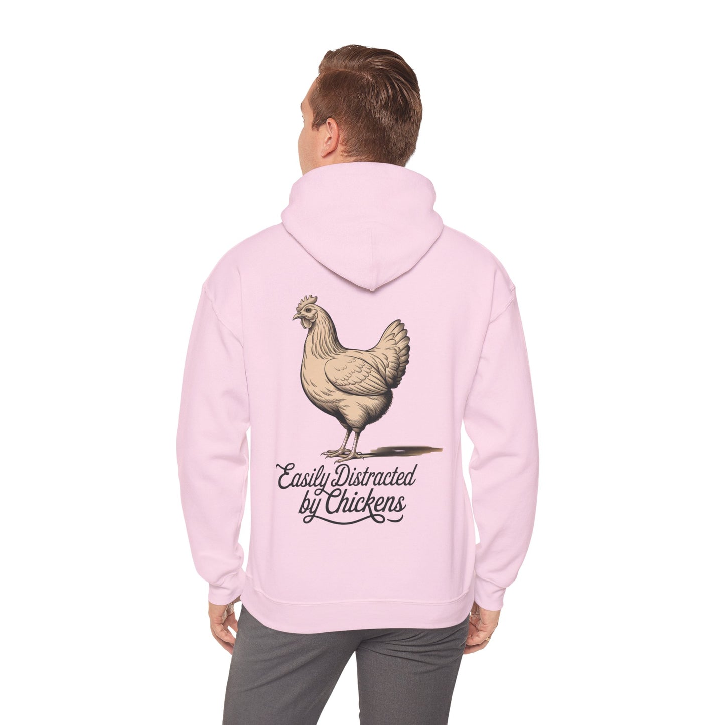 Easily Distracted by Chickens Hoodie