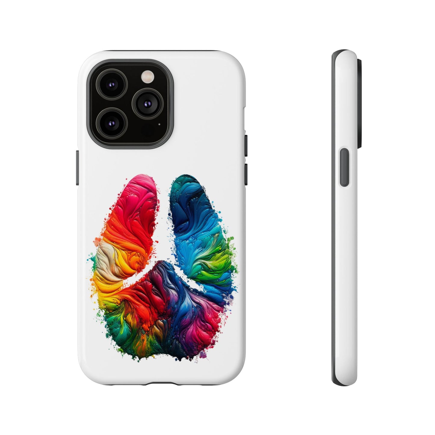 Vibrant Phone Case - Tough Cases with a Colorful Abstract of a cow hoof, Unique Phone Cover, Art Phone Accessories