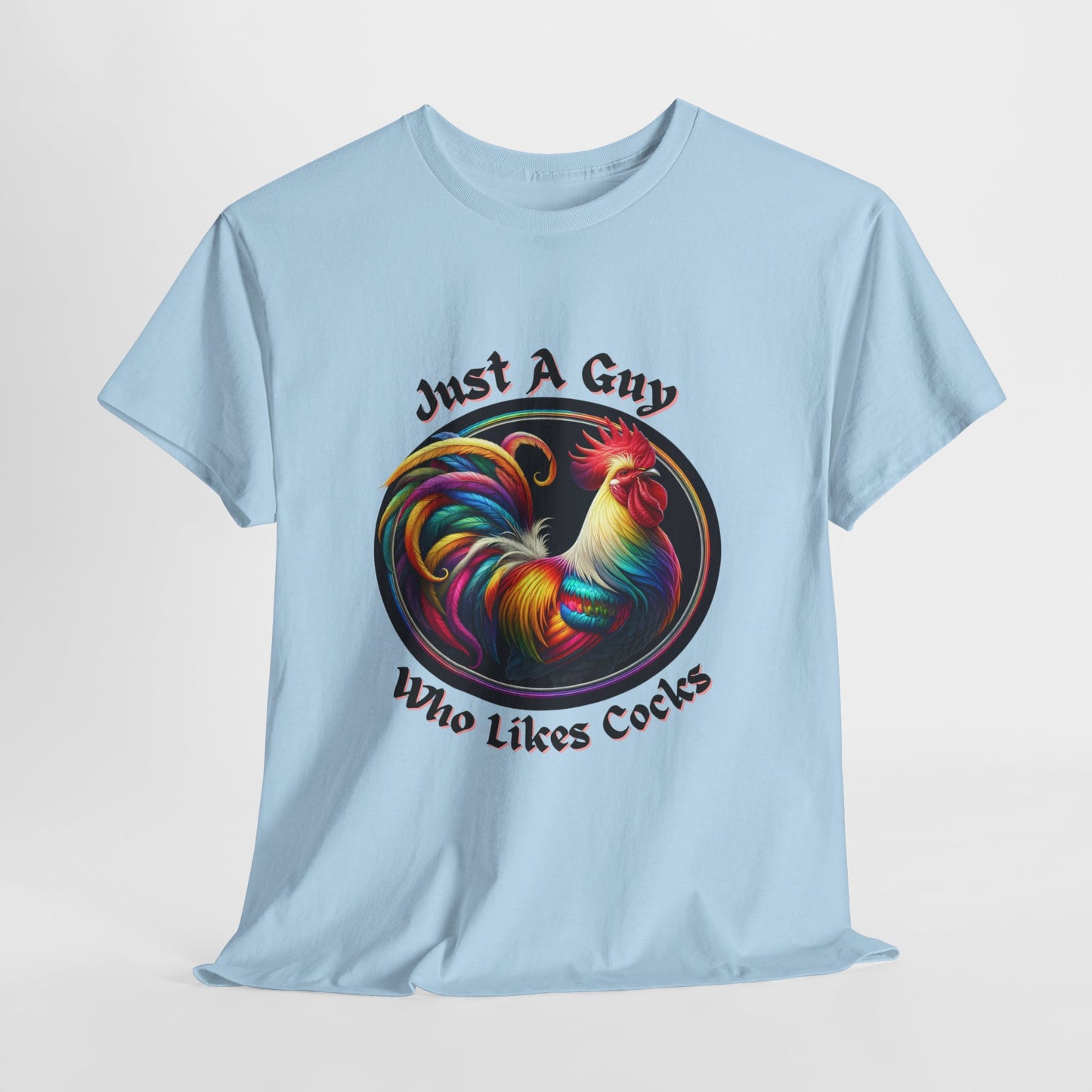 Colorful Rooster Graphic Tee for Fun Lovers, Quirky Gift, Casual Wear, Party Shirt, Farm Life Enthusiasts
