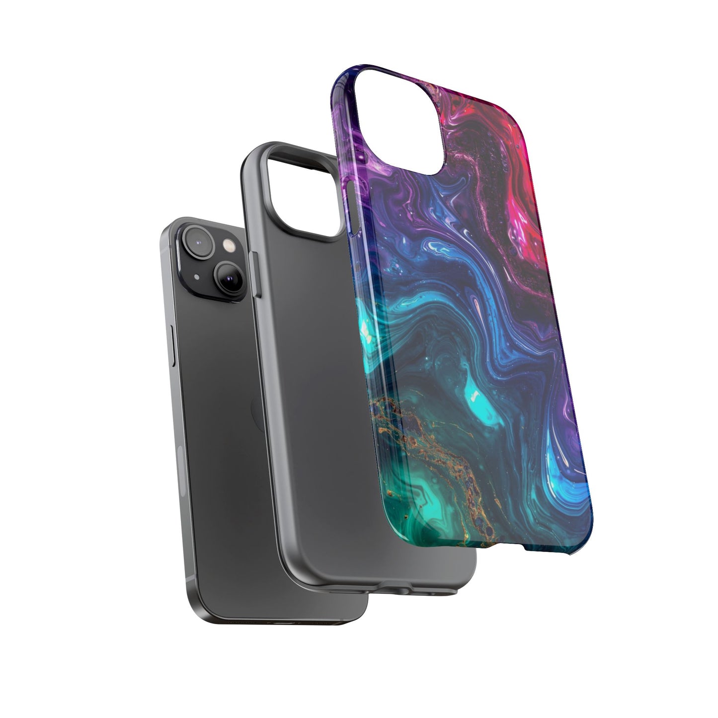 Vibrant Phone Case, Tough Cases for Protection, Colorful Cell Phone Cover, Unique Phone Accessory, Stylish Gifts for Her