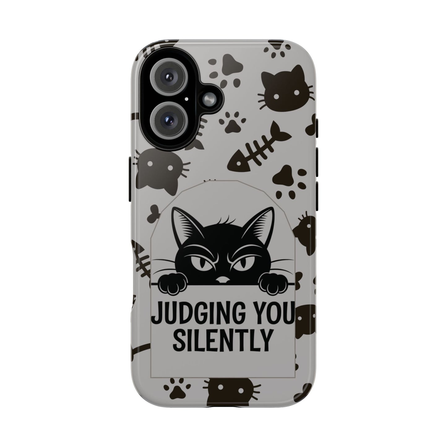 Cat Phone Case - Judging You Silently Design
