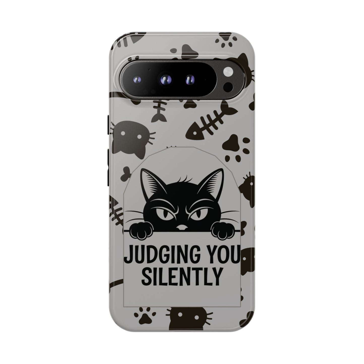 Cat Phone Case - Judging You Silently Design