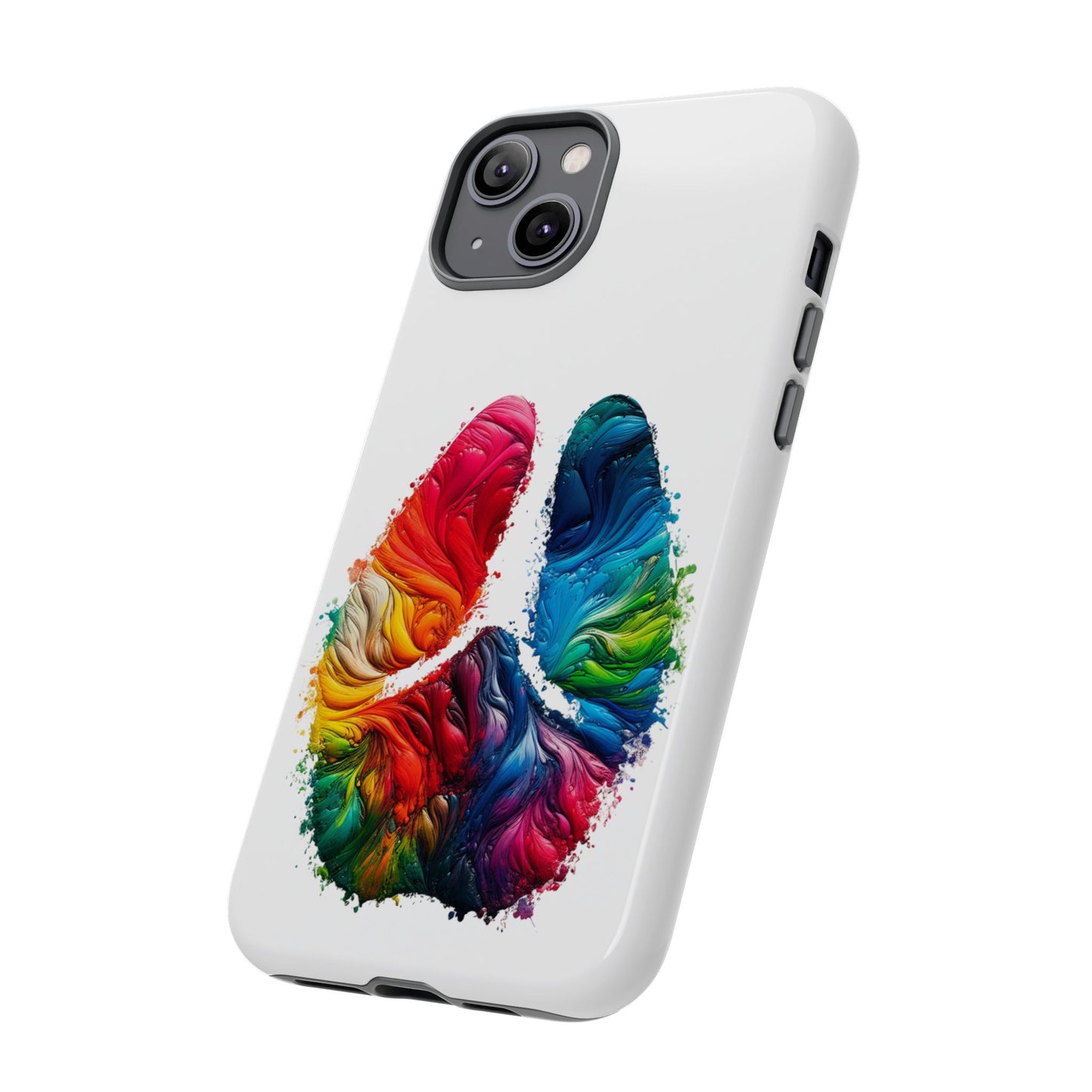 Vibrant Phone Case - Tough Cases with a Colorful Abstract of a cow hoof, Unique Phone Cover, Art Phone Accessories