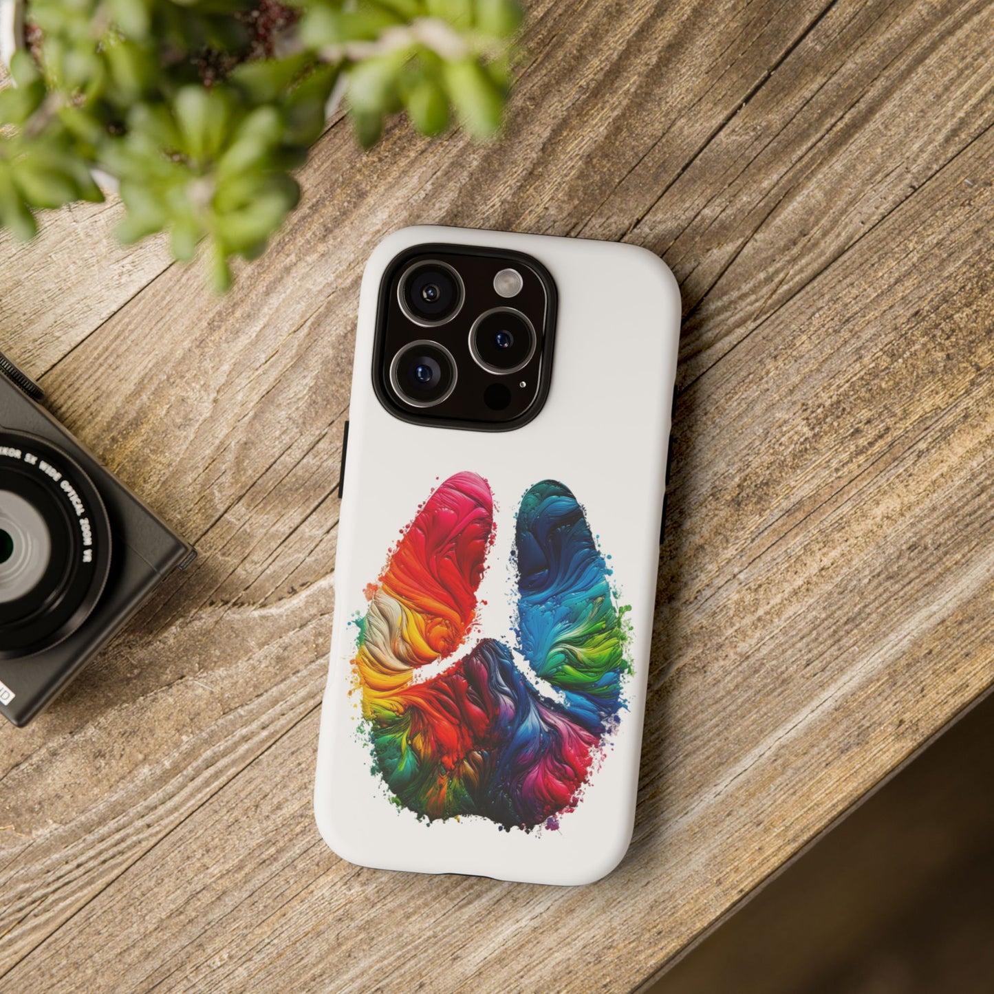 Vibrant Phone Case - Tough Cases with a Colorful Abstract of a cow hoof, Unique Phone Cover, Art Phone Accessories