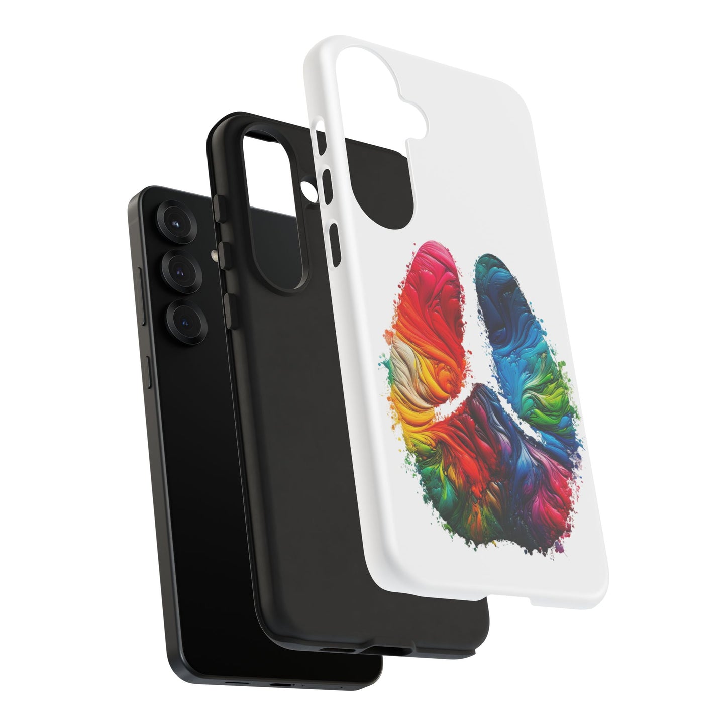 Vibrant Phone Case - Tough Cases with a Colorful Abstract of a cow hoof, Unique Phone Cover, Art Phone Accessories