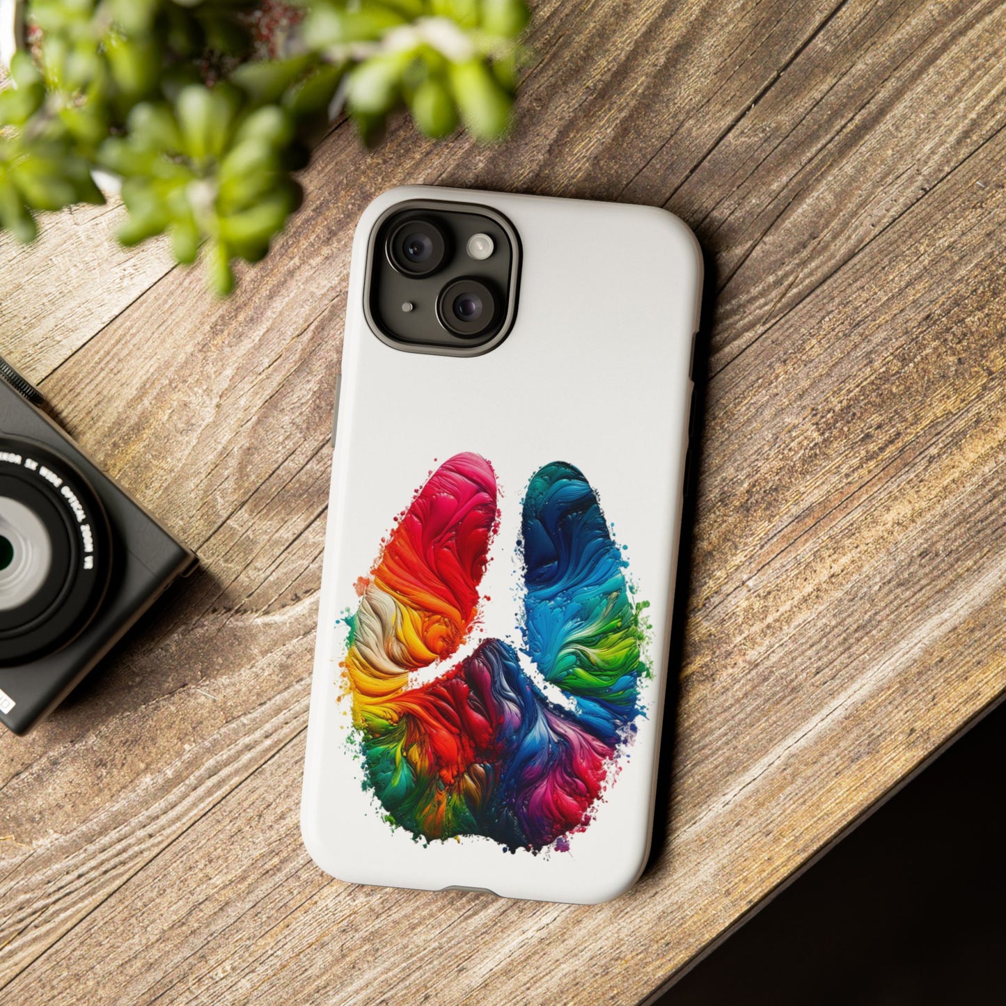 Vibrant Phone Case - Tough Cases with a Colorful Abstract of a cow hoof, Unique Phone Cover, Art Phone Accessories