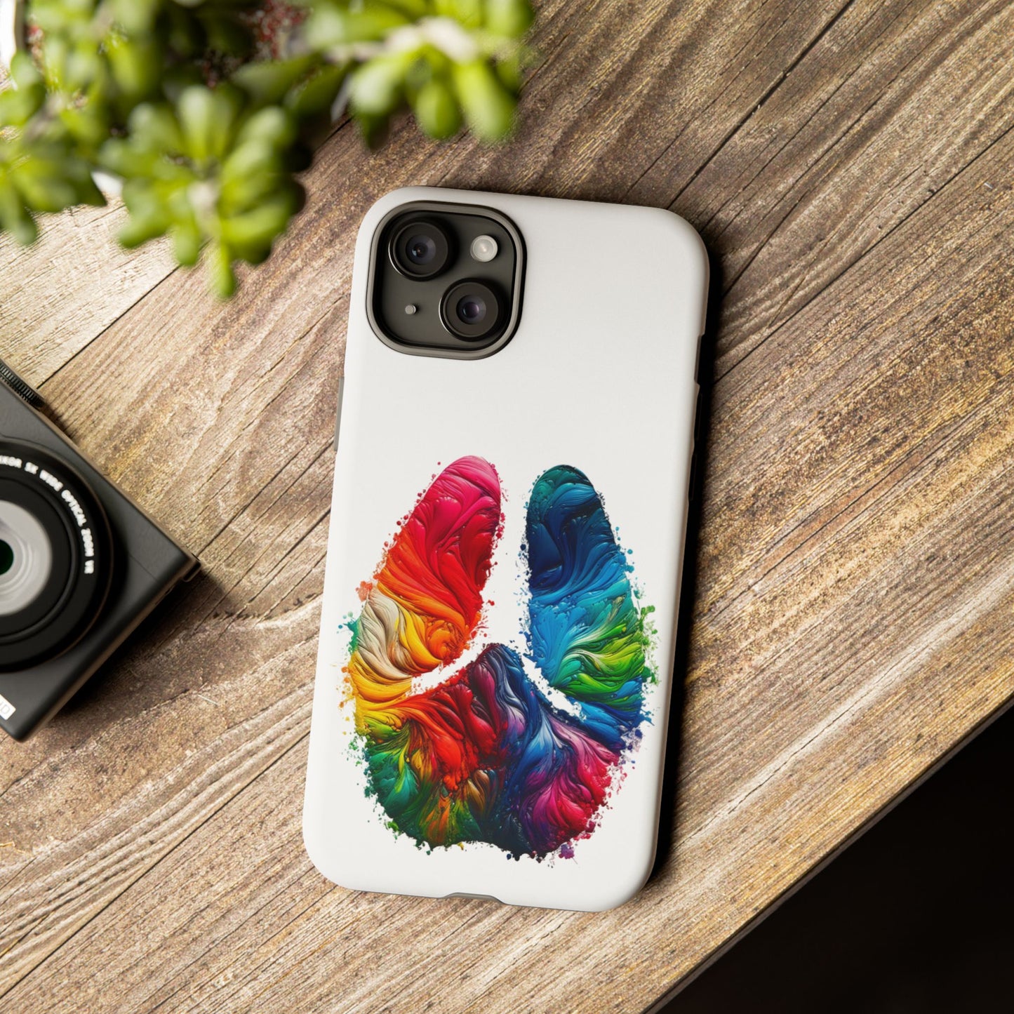 Vibrant Phone Case - Tough Cases with a Colorful Abstract of a cow hoof, Unique Phone Cover, Art Phone Accessories
