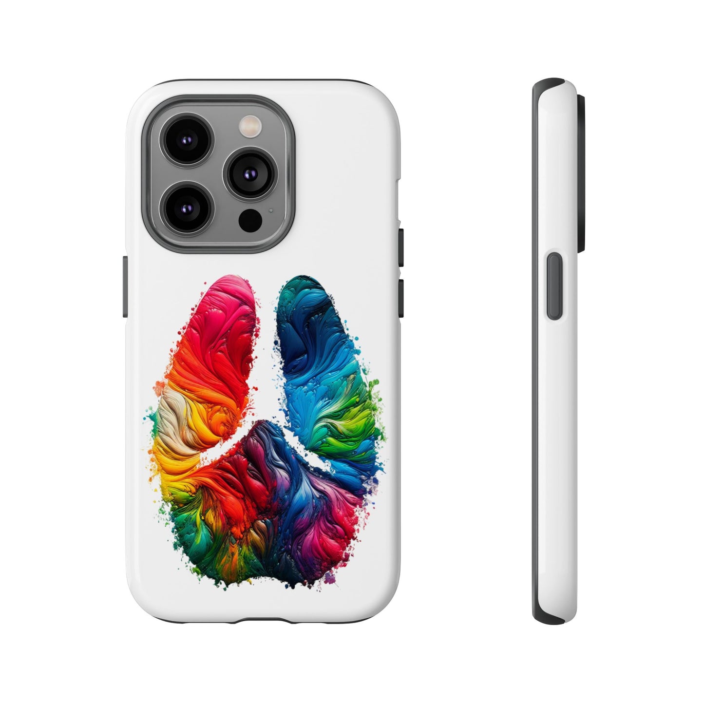 Vibrant Phone Case - Tough Cases with a Colorful Abstract of a cow hoof, Unique Phone Cover, Art Phone Accessories