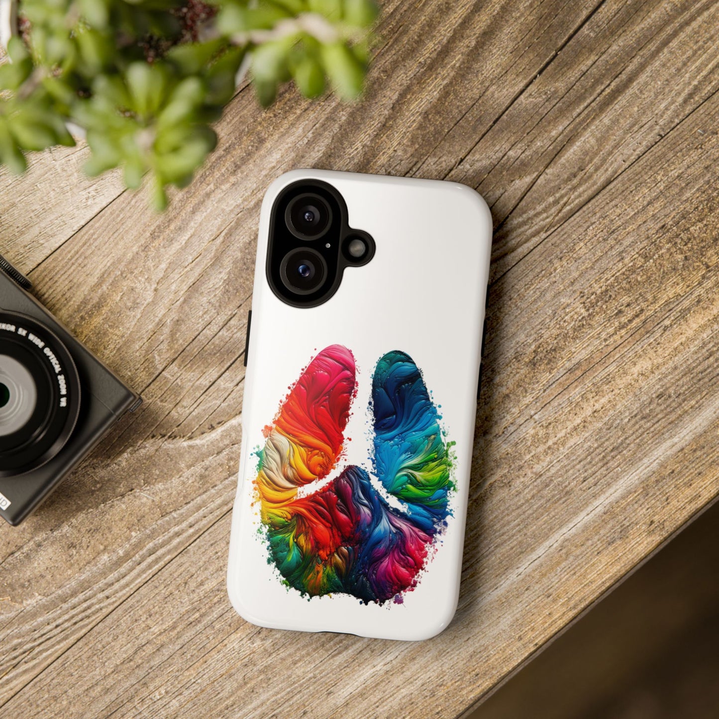 Vibrant Phone Case - Tough Cases with a Colorful Abstract of a cow hoof, Unique Phone Cover, Art Phone Accessories