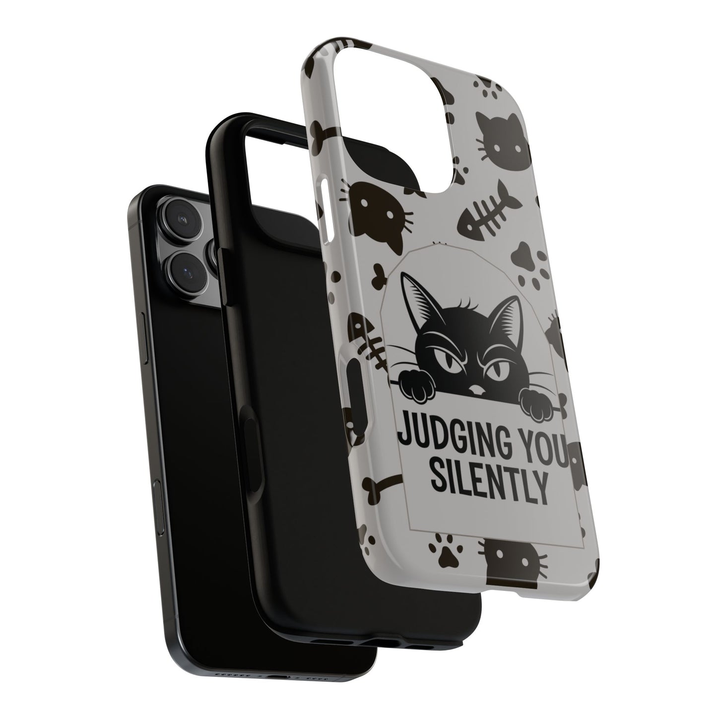 Cat Phone Case - Judging You Silently Design