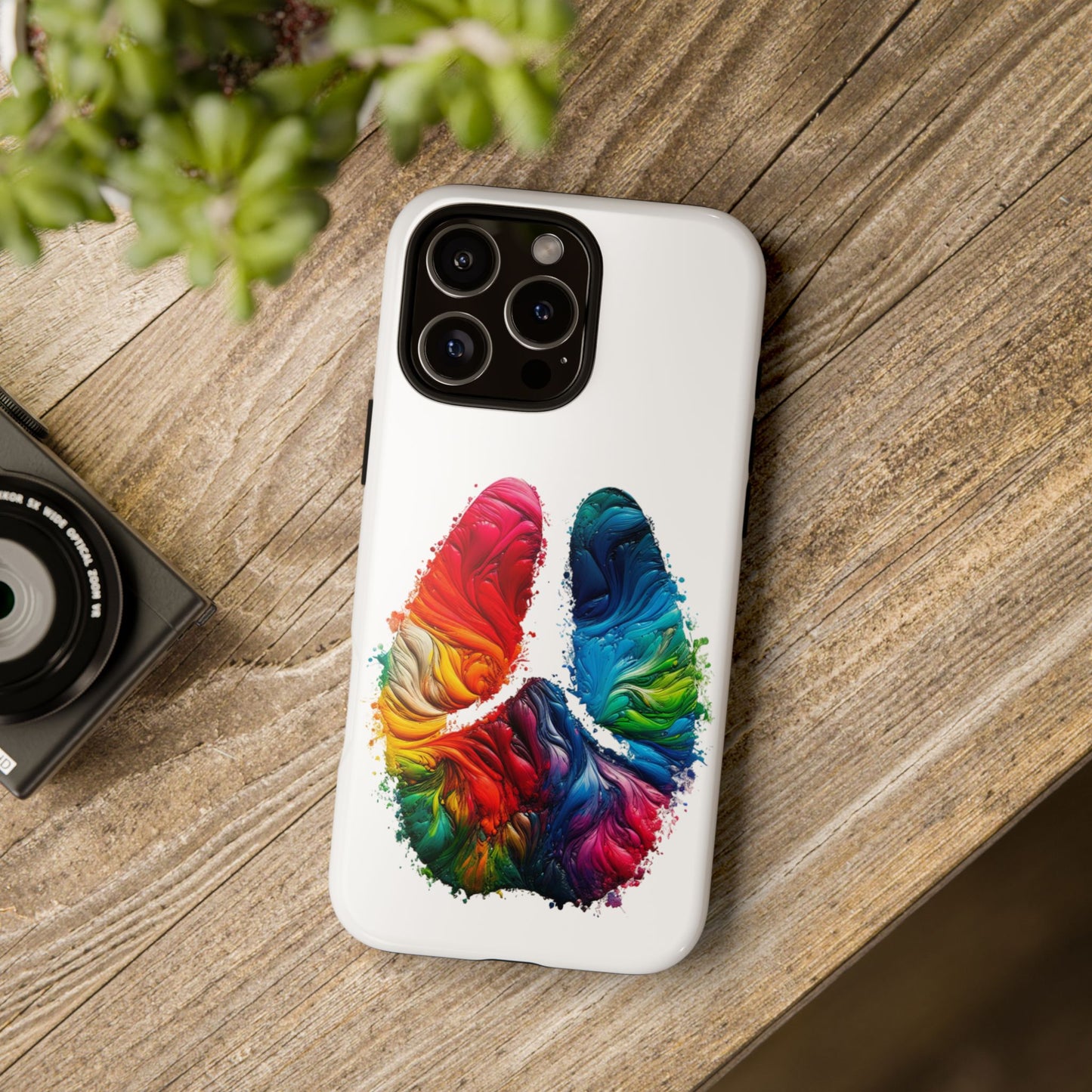 Vibrant Phone Case - Tough Cases with a Colorful Abstract of a cow hoof, Unique Phone Cover, Art Phone Accessories