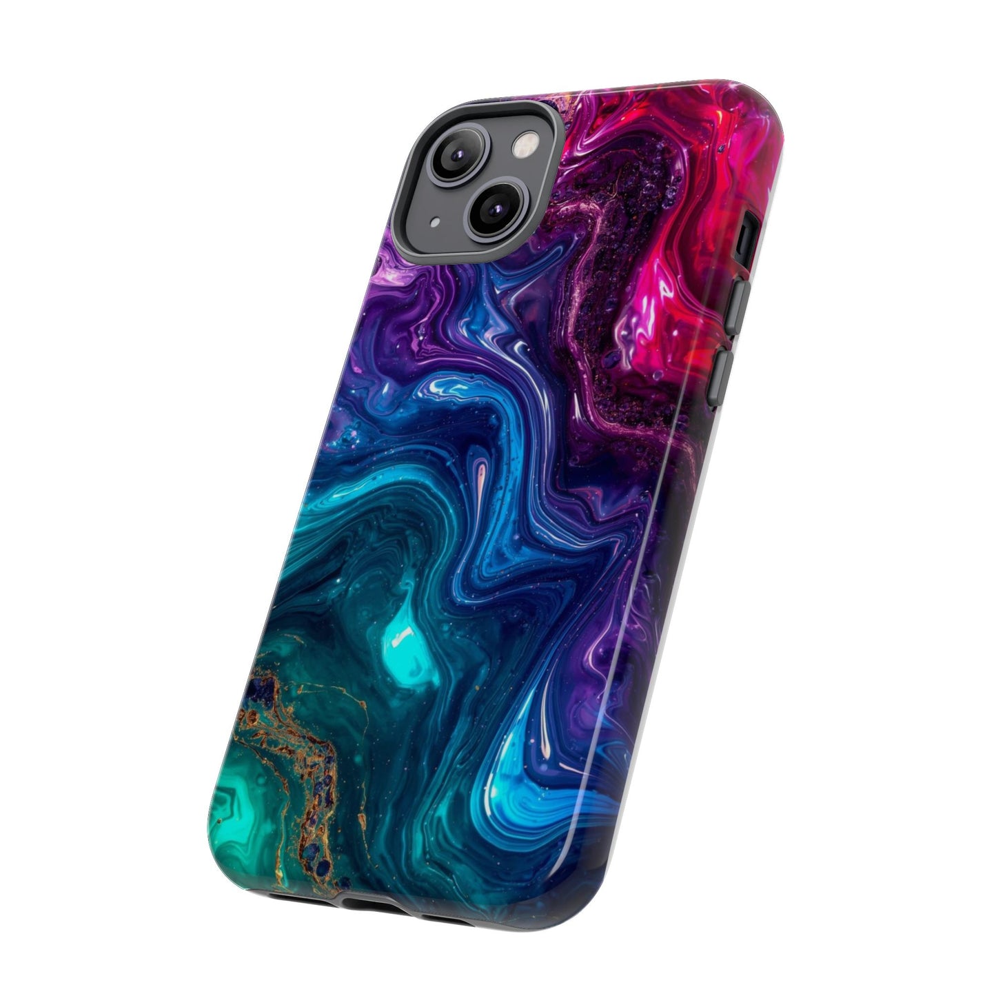 Vibrant Phone Case, Tough Cases for Protection, Colorful Cell Phone Cover, Unique Phone Accessory, Stylish Gifts for Her