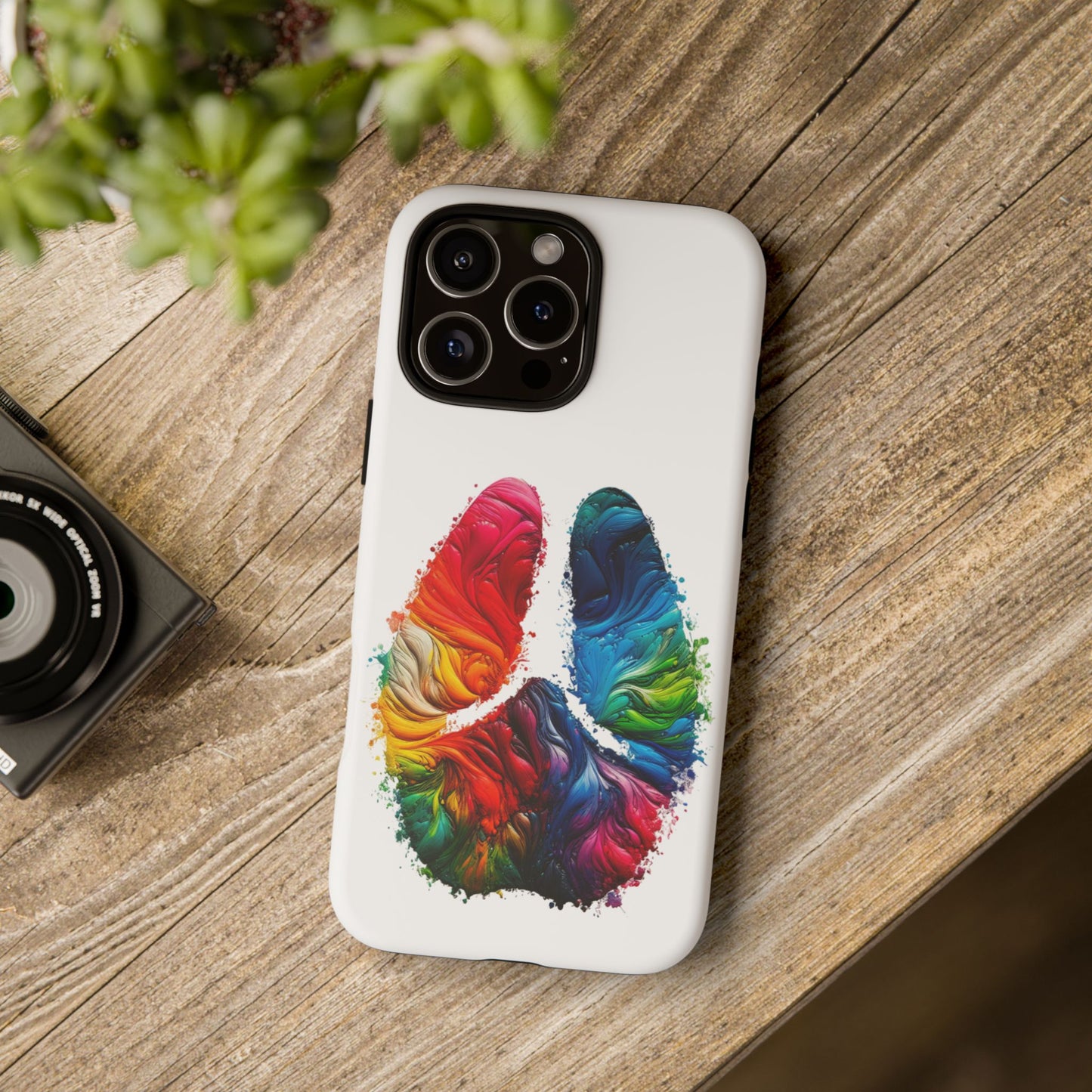 Vibrant Phone Case - Tough Cases with a Colorful Abstract of a cow hoof, Unique Phone Cover, Art Phone Accessories