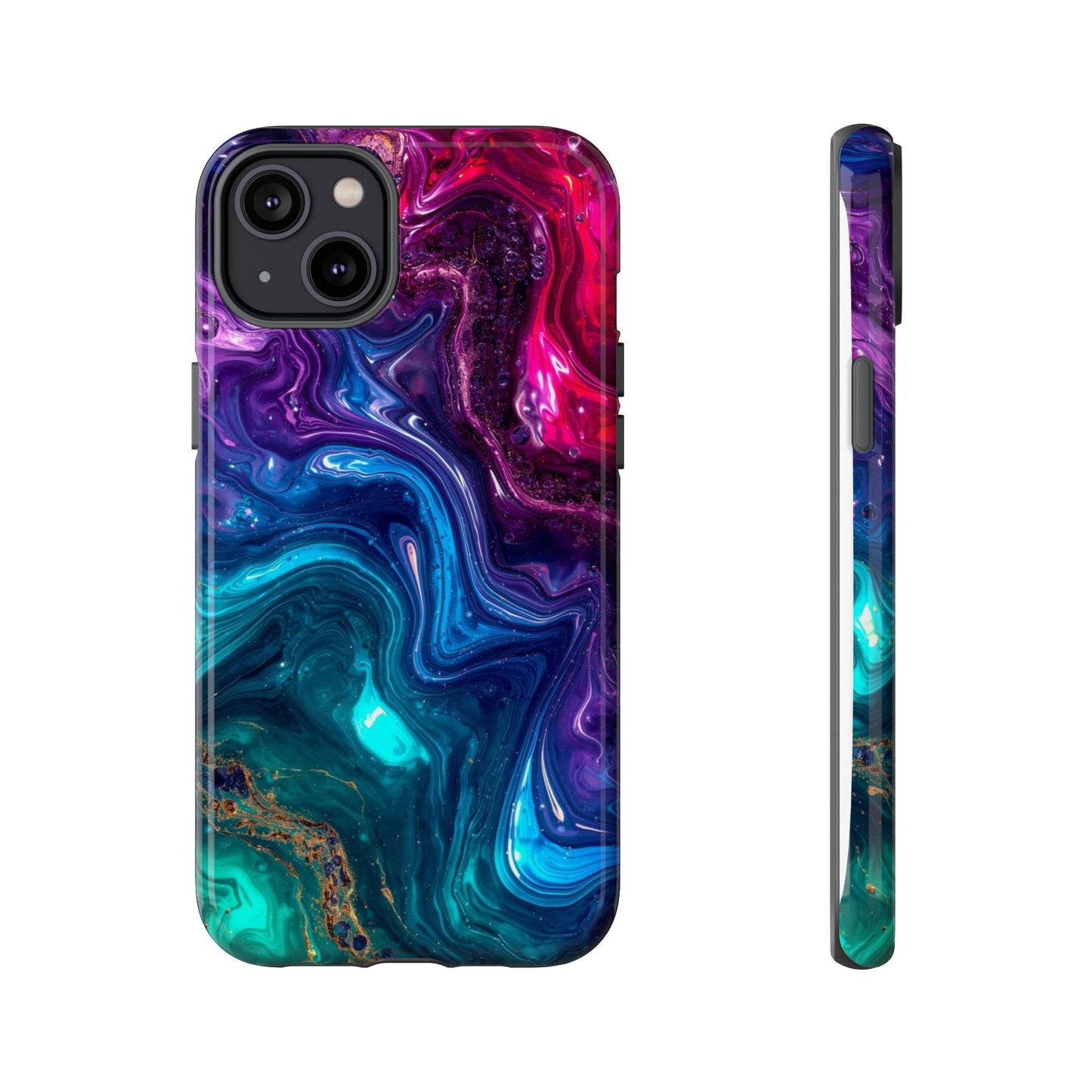 Vibrant Phone Case, Tough Cases for Protection, Colorful Cell Phone Cover, Unique Phone Accessory, Stylish Gifts for Her
