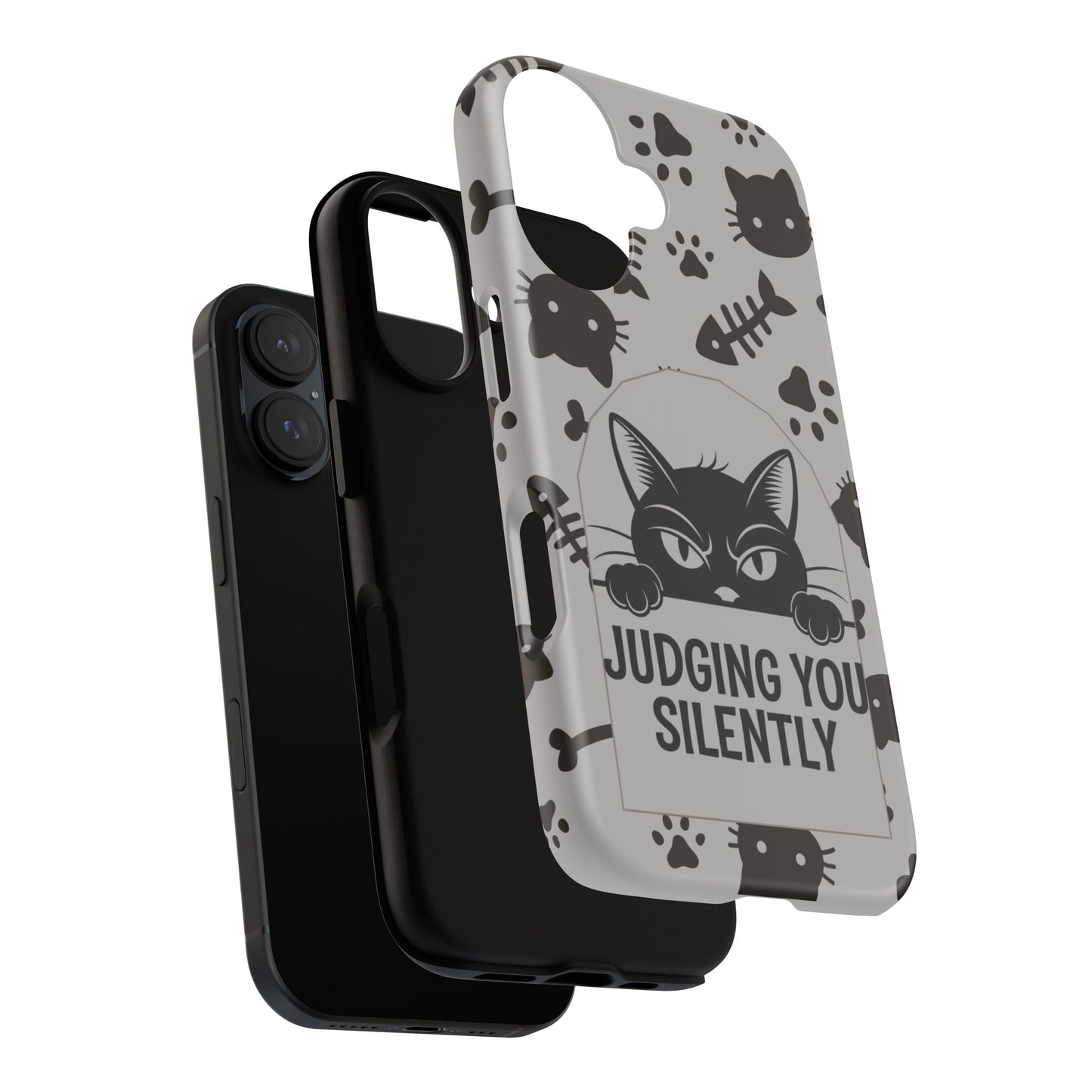 Cat Phone Case - Judging You Silently Design