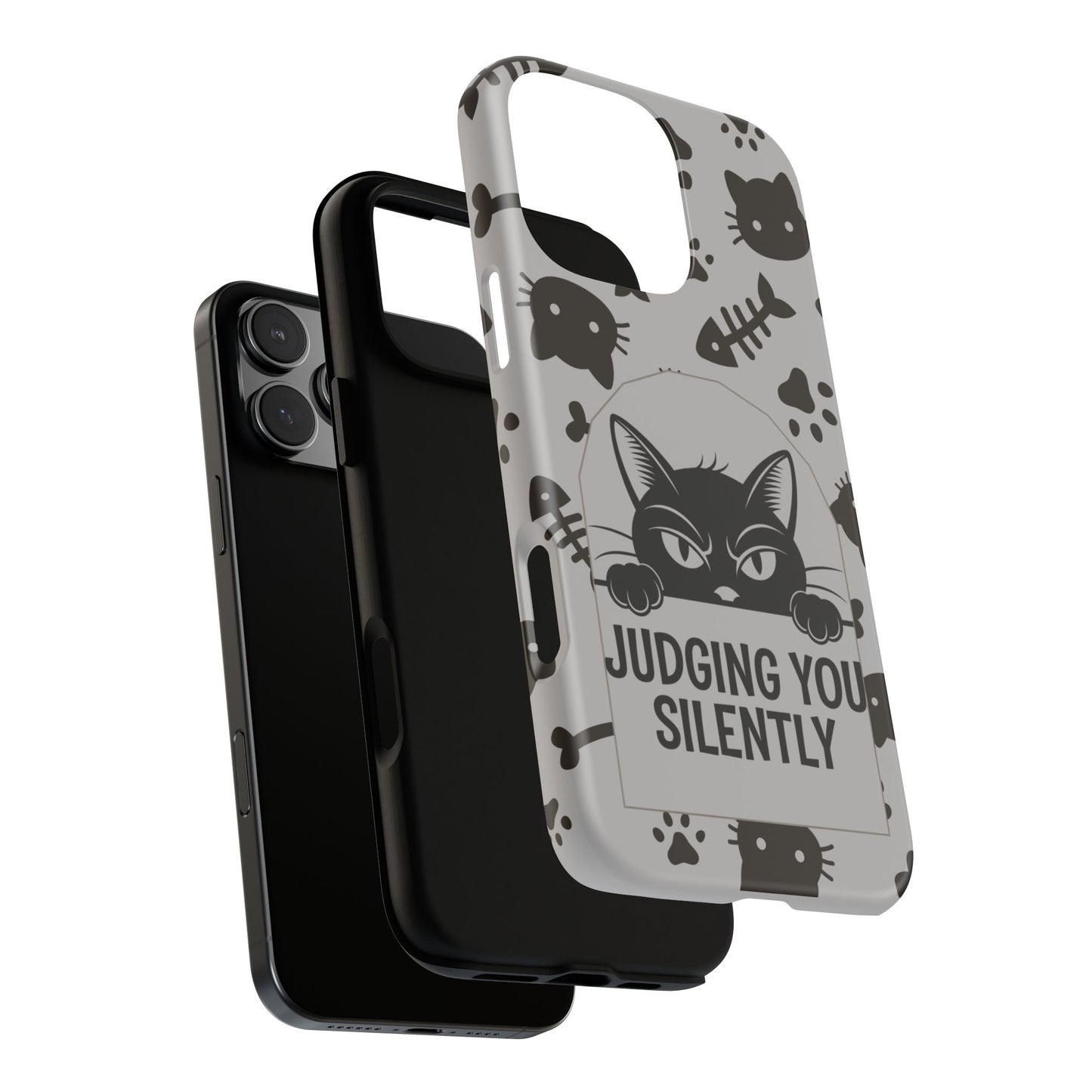 Cat Phone Case - Judging You Silently Design