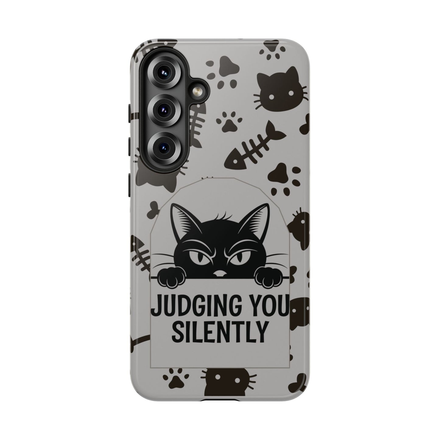 Cat Phone Case - Judging You Silently Design