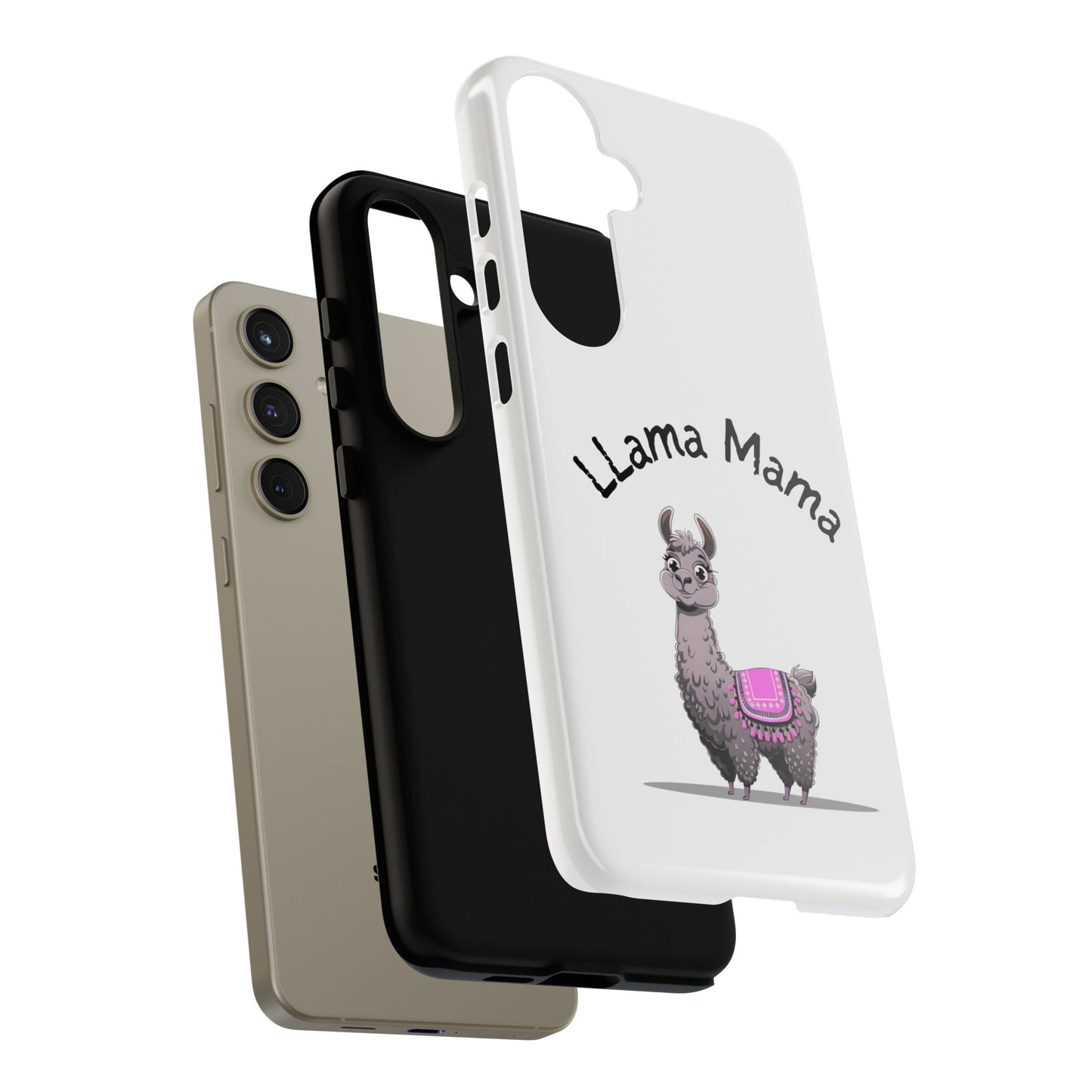 Llama Mama, Tough Phone Cover, Gift for Llama Lovers, Farmhouse Decor, Funny Phone Accessory