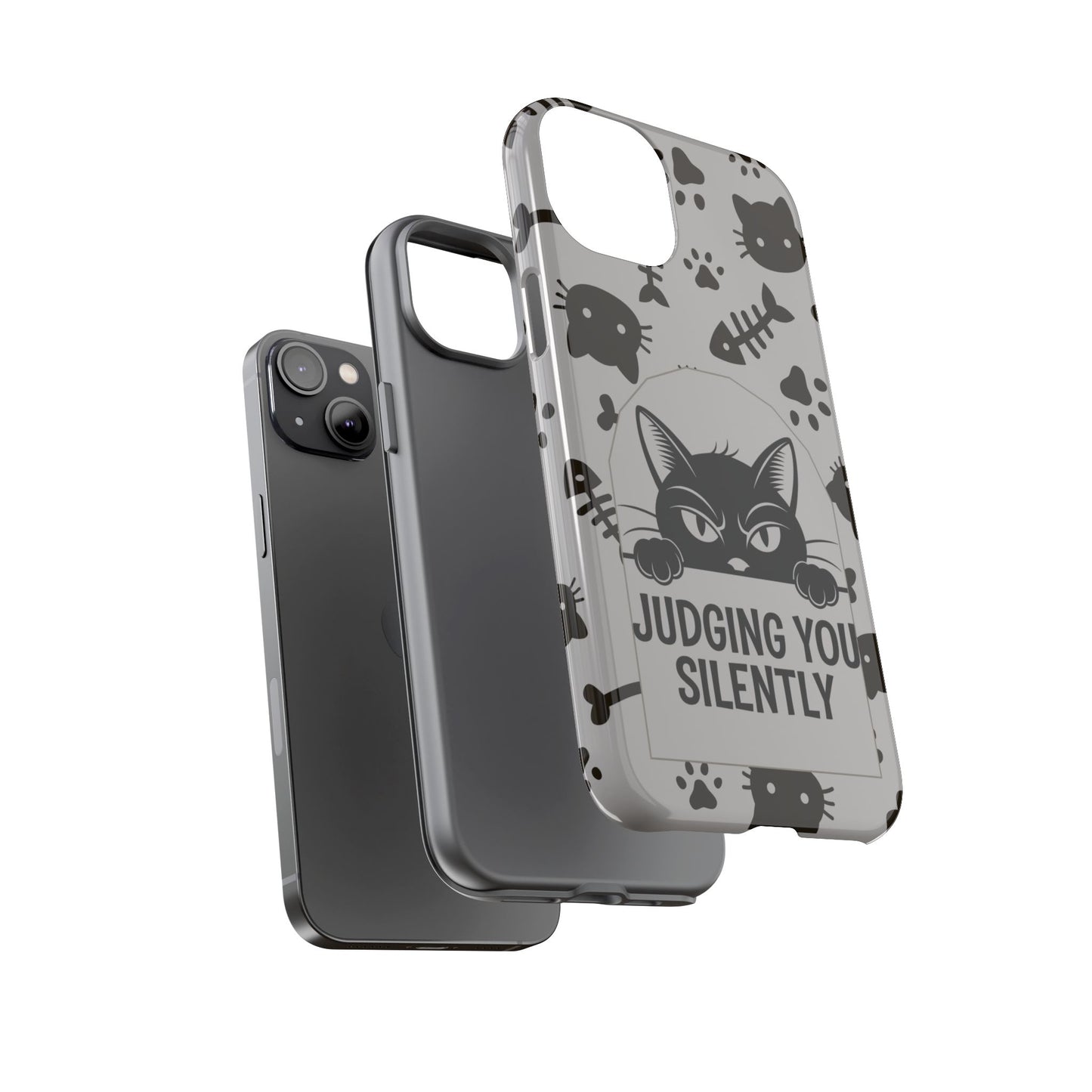 Cat Phone Case - Judging You Silently Design